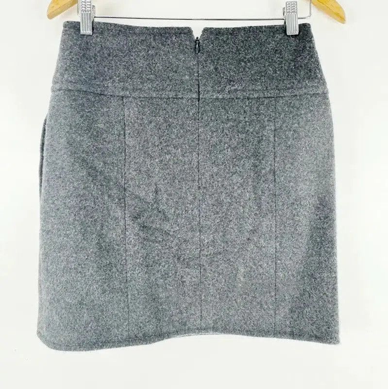 Chanel Chanel Gray Cotton Skirt for Women . Size 35" - 2 Thumbnail
