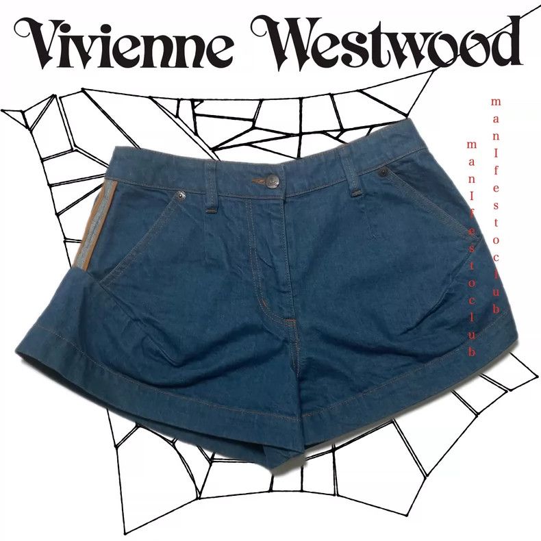 Vivienne Westwood Vivienne Westwood sizeM Blue dress pants and shorts Size 27" / US 4 / IT 40 - 1 Thumbnail