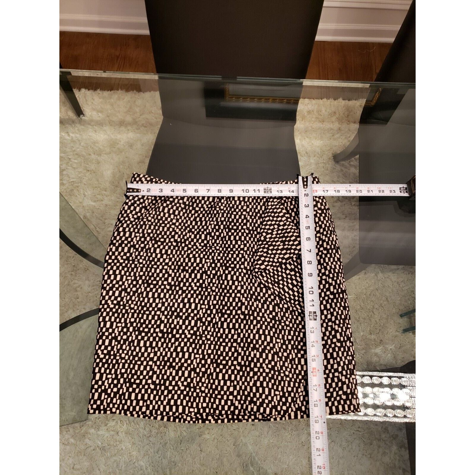 Vince Camuto Vince Camuto Polyester Pull On A-Line Flared Stretch Skirt 8 Size 30" / US 8 / IT 44 - 8 Thumbnail