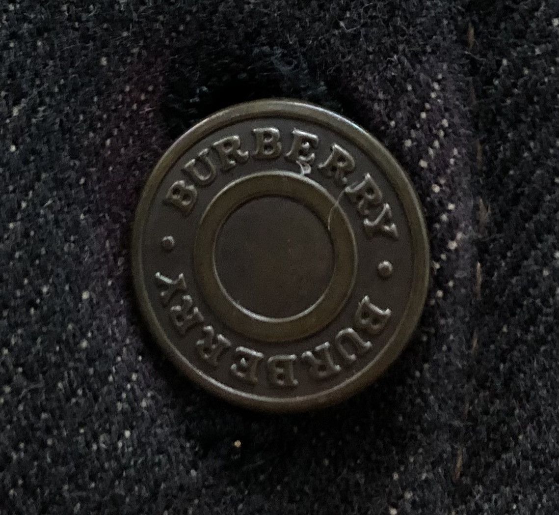 Burberry × Vintage Burberry London Women's Black Denim Jacket Size US M / EU 48-50 / 2 - 9 Thumbnail