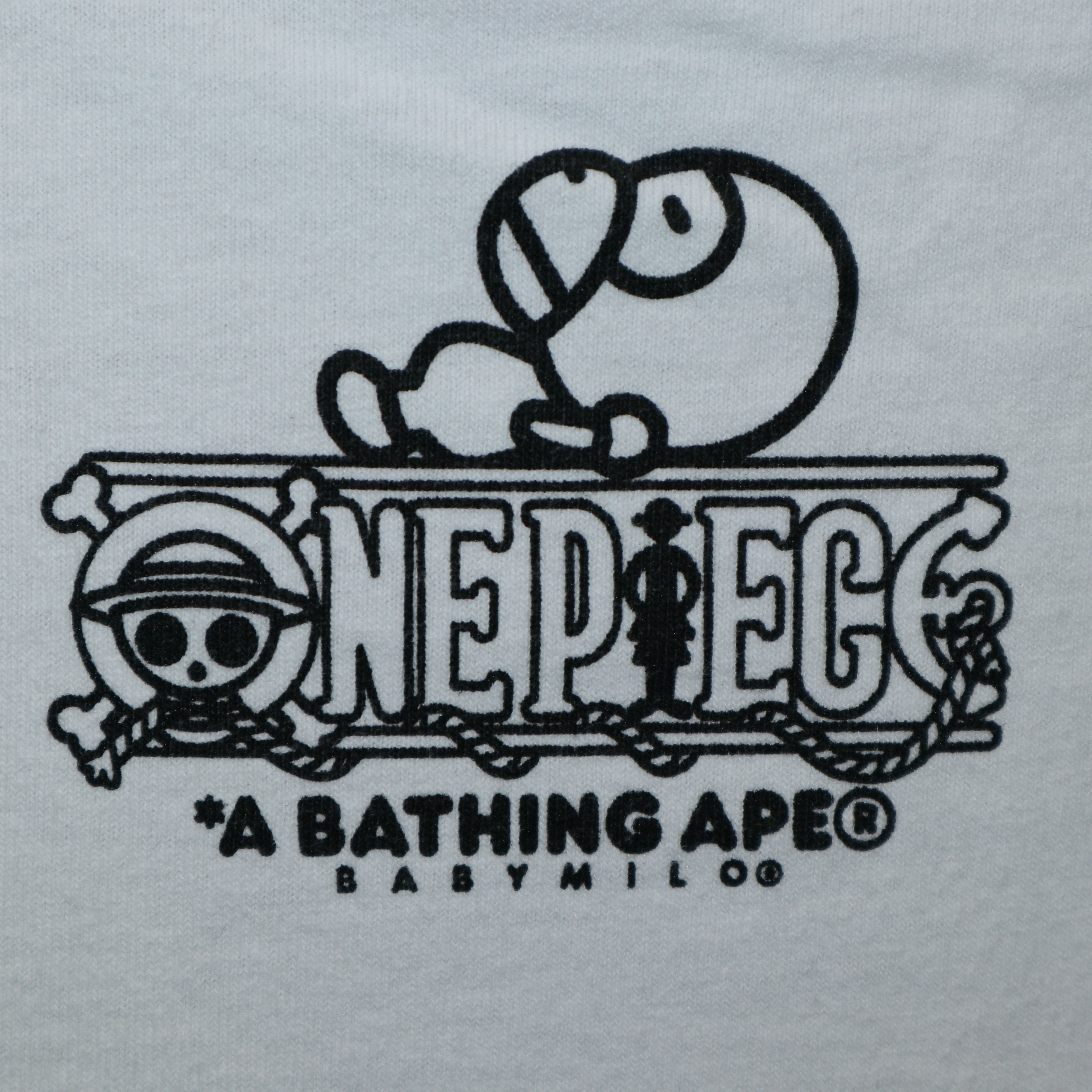 Bape × One Piece Bape x One Piece Luffy & Chopper Baby Milo