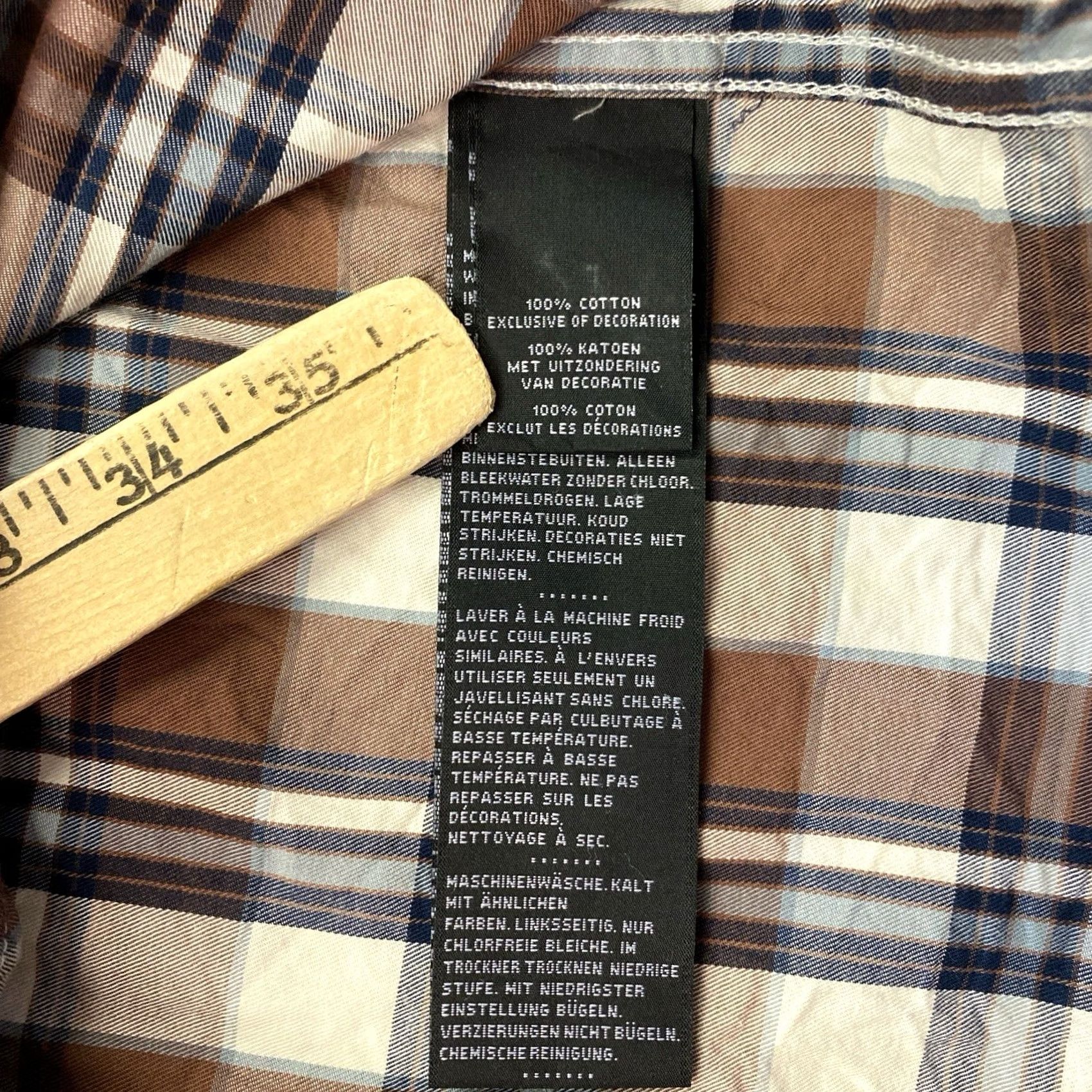 Harley Davidson Harley-Davidson Shirt Mens M Brown Plaid Flannel Long Sleeve Button Up Biker Size US M / EU 48-50 / 2 - 5 Thumbnail