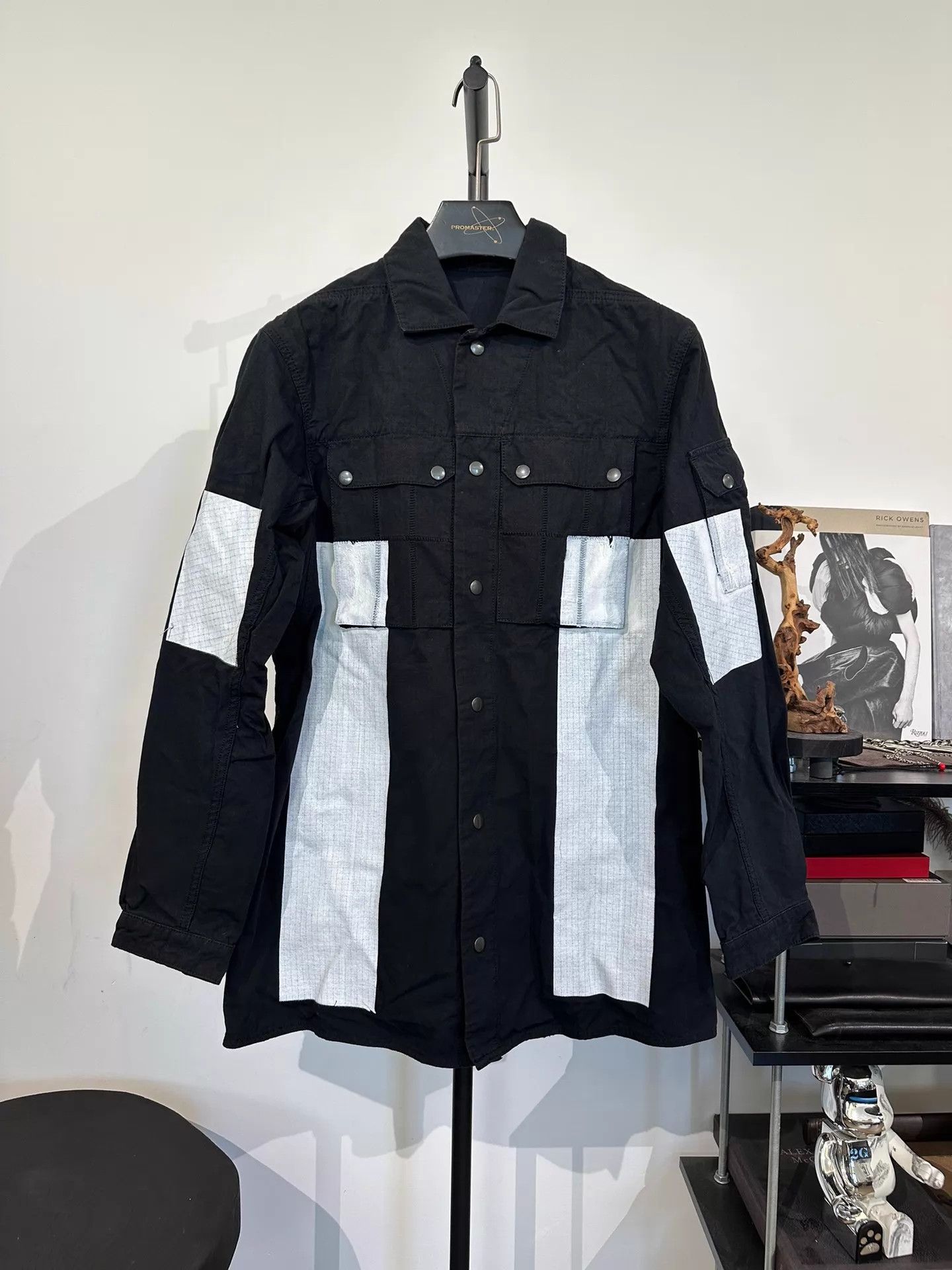 Boris Bidjan Saberi BBS 11by S1 printed work jacket M Size US M / EU 48-50 / 2 - 1 Thumbnail