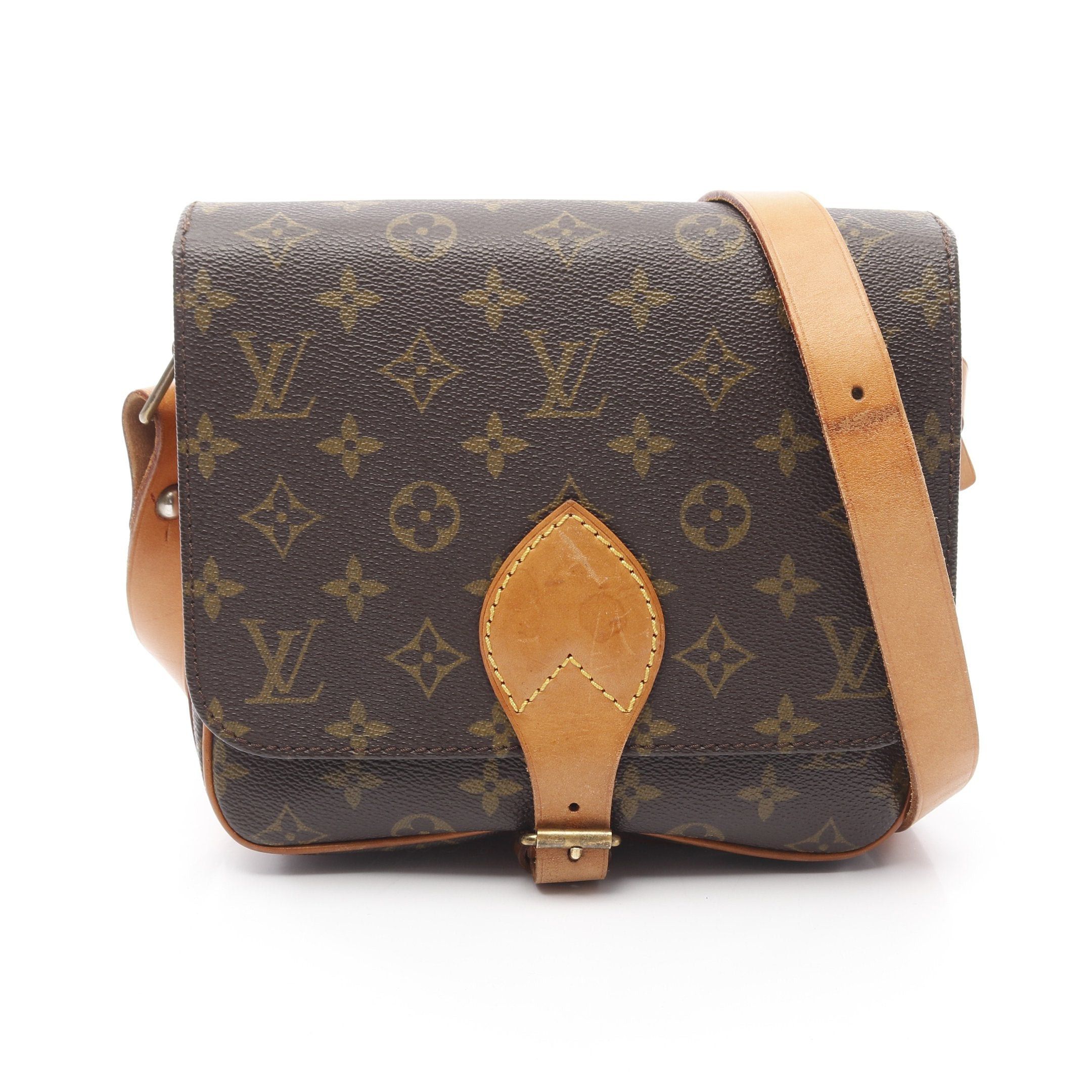 Louis Vuitton Louis Vuitton Cartesier Mm Monogram Shoulder Bag Leather Brown Size ONE SIZE - 1 Thumbnail