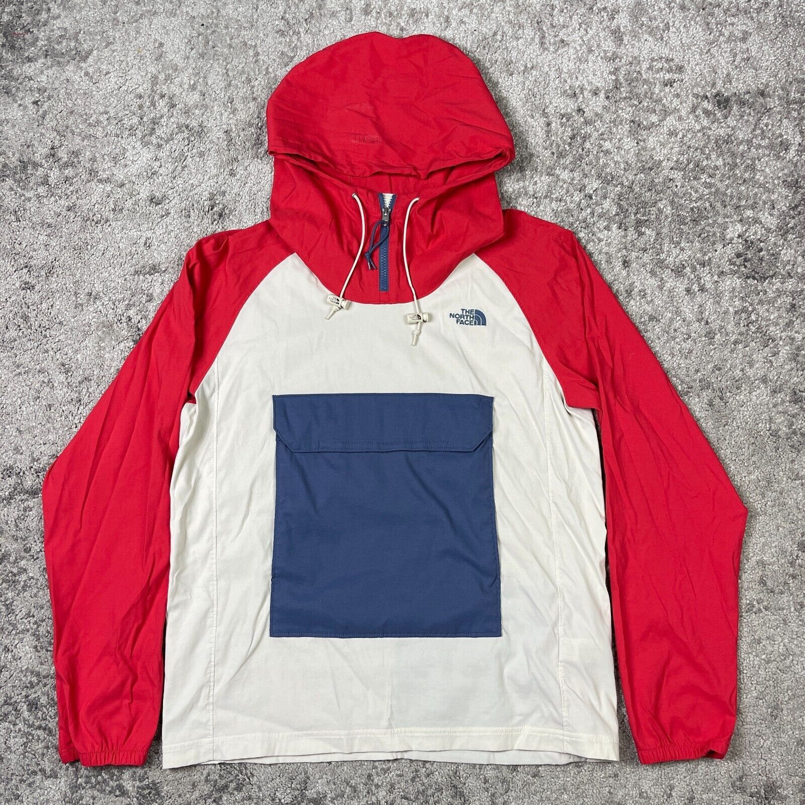 The North Face Class V Pullover color Block Jacket Small