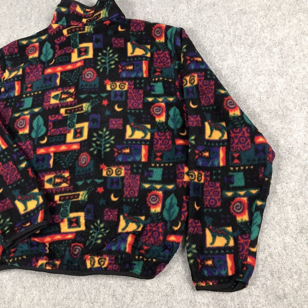 L.L. Bean 🔥L.L BEAN MULTI COLOUR FLEECE JACKET Size US M / EU 48-50 / 2 - 8 Thumbnail