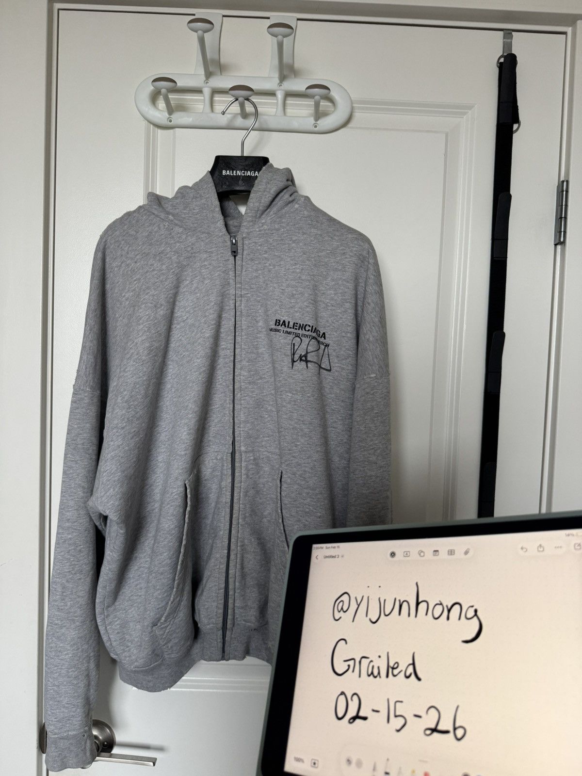 Balenciaga Balenciaga Limited Edition 19/200 RuPaul Medium-Fit Zip Up Size US M / EU 48-50 / 2 - 11 Thumbnail