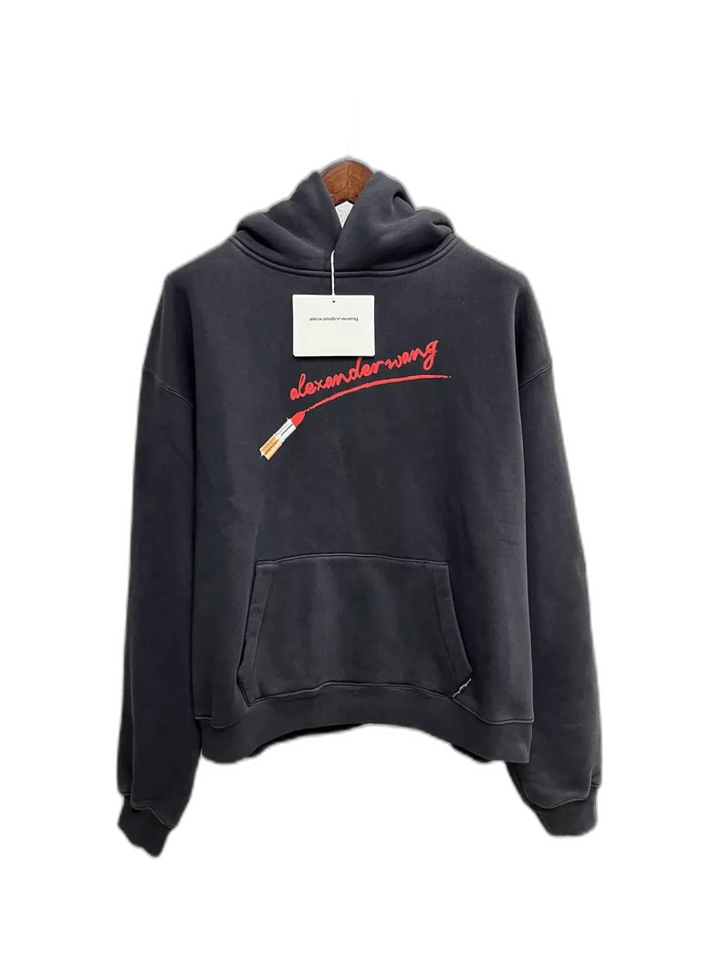 Alexander Wang Thick Hooded Sweatshirt