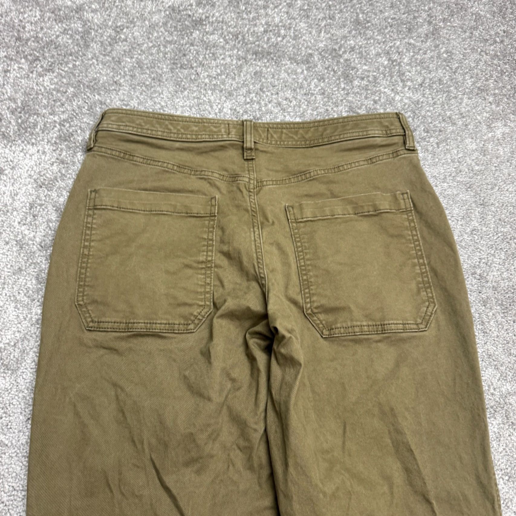 Banana Republic Banana Republic Slim Fir Mid Rise Ankle Pants Womens 6 Campground Green Cotton Twill Classic Modern 90s? Size 28" / US 6 / IT 42 - 5 Thumbnail