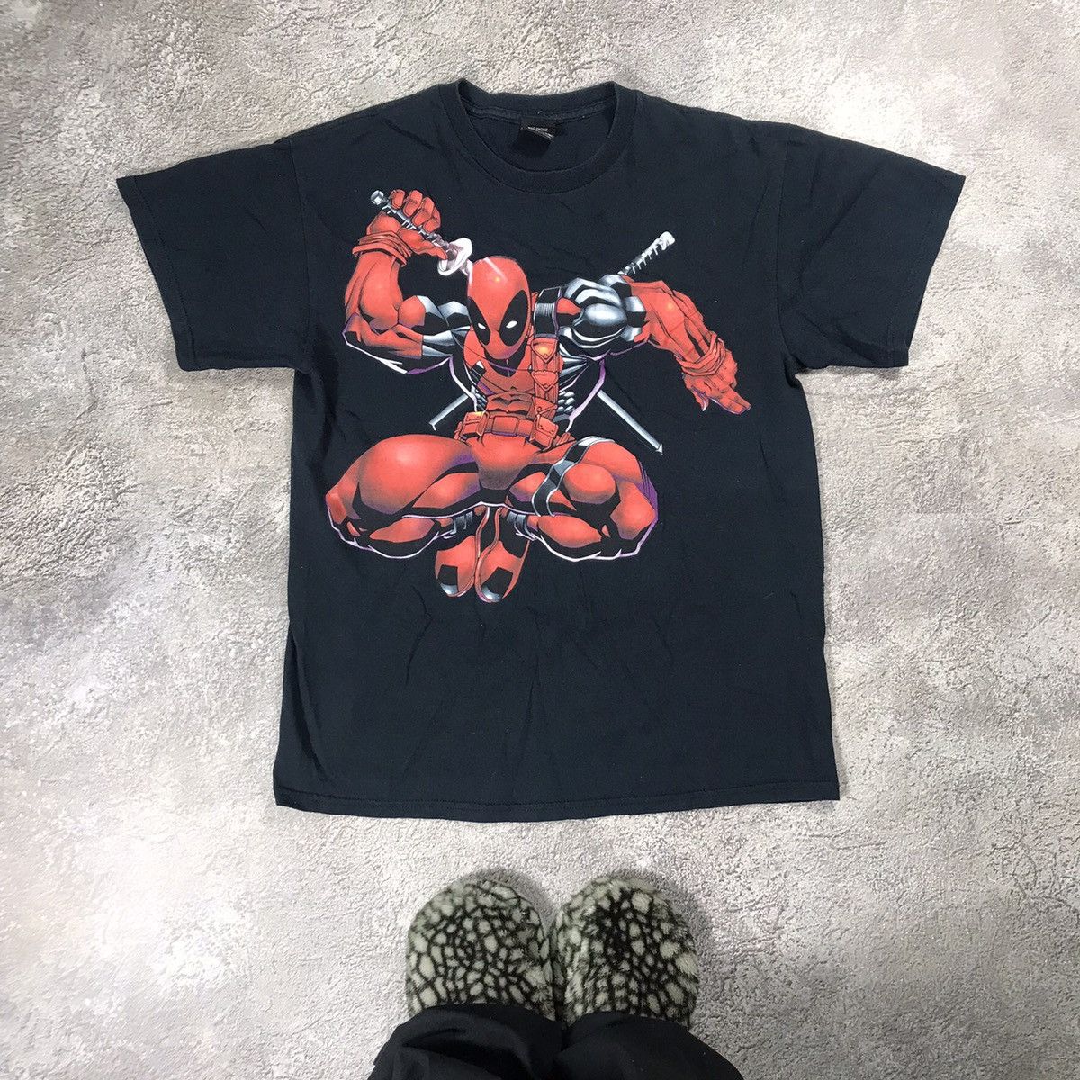 Vintage Vintage Y2K Marvel Deadpool Graphic Tee Streetwear Washed S Size US S / EU 44-46 / 1 - 1 Thumbnail