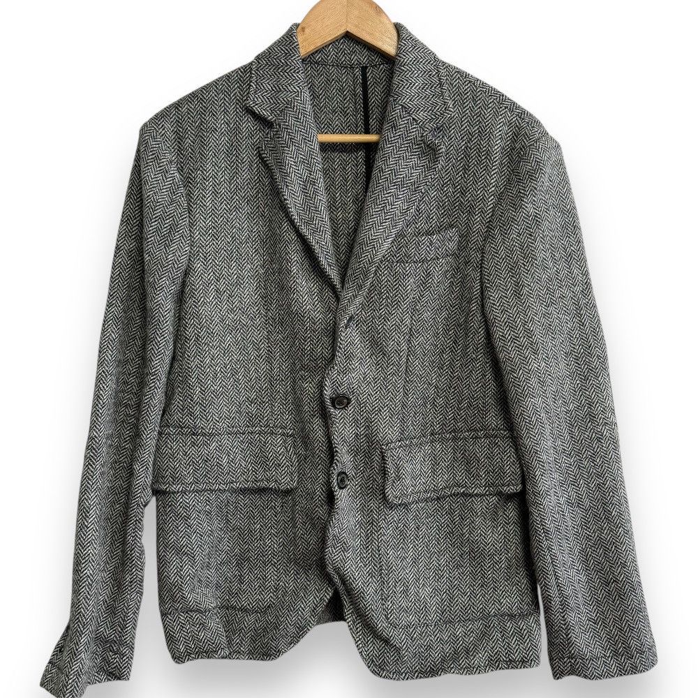 Other Other Dsquared2 Elbow Patch Herringbone Tailored Jacket Others Outerwear DUTY FREE for USA Size ONE SIZE - 1 Thumbnail