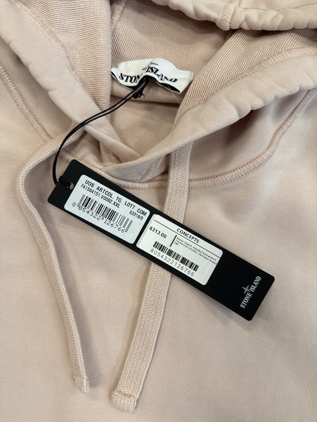 Stone Island Stone Island Antique Rose Hooded Sweatshirt Size US XL / EU 56 / 4 - 3 Thumbnail
