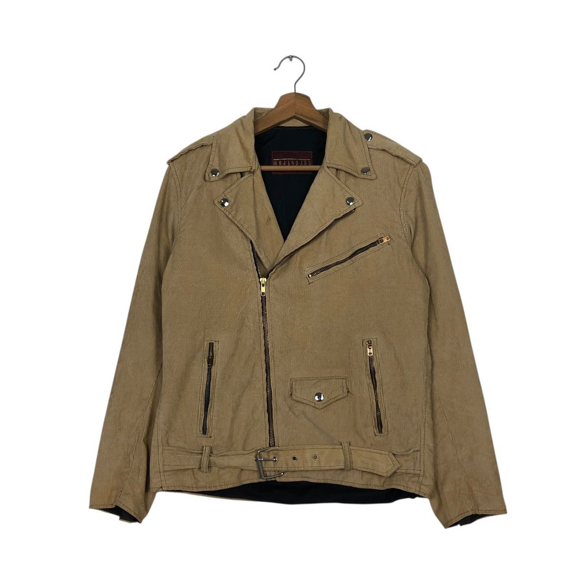Japanese Brand 🔥VINTAGE BIKER JACKET DOUBLE COLLAR NORDSTORM ISSEY MIYAKE Size US M / EU 48-50 / 2 - 3 Thumbnail