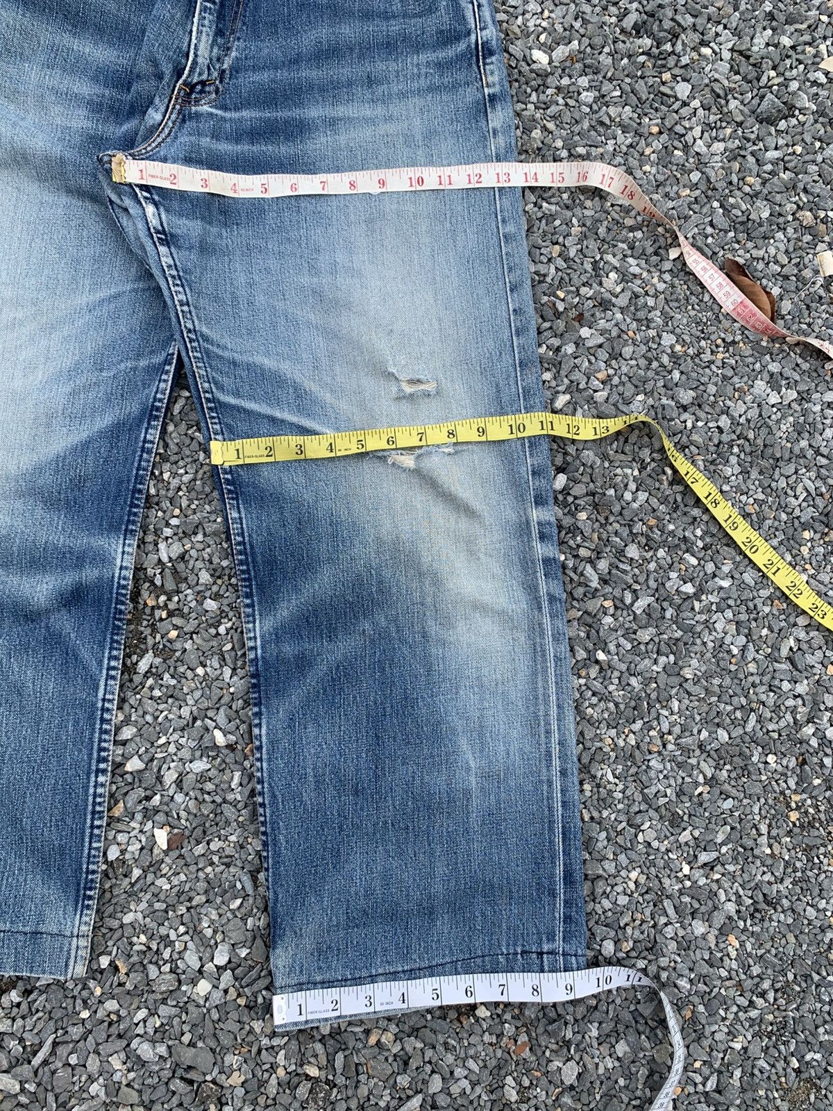 Kapital VINTAGE LEVI'S 503 SELVEDGE FADED LOOSE DSITRESSED DENIM Size US 36 / EU 52 - 18 Thumbnail