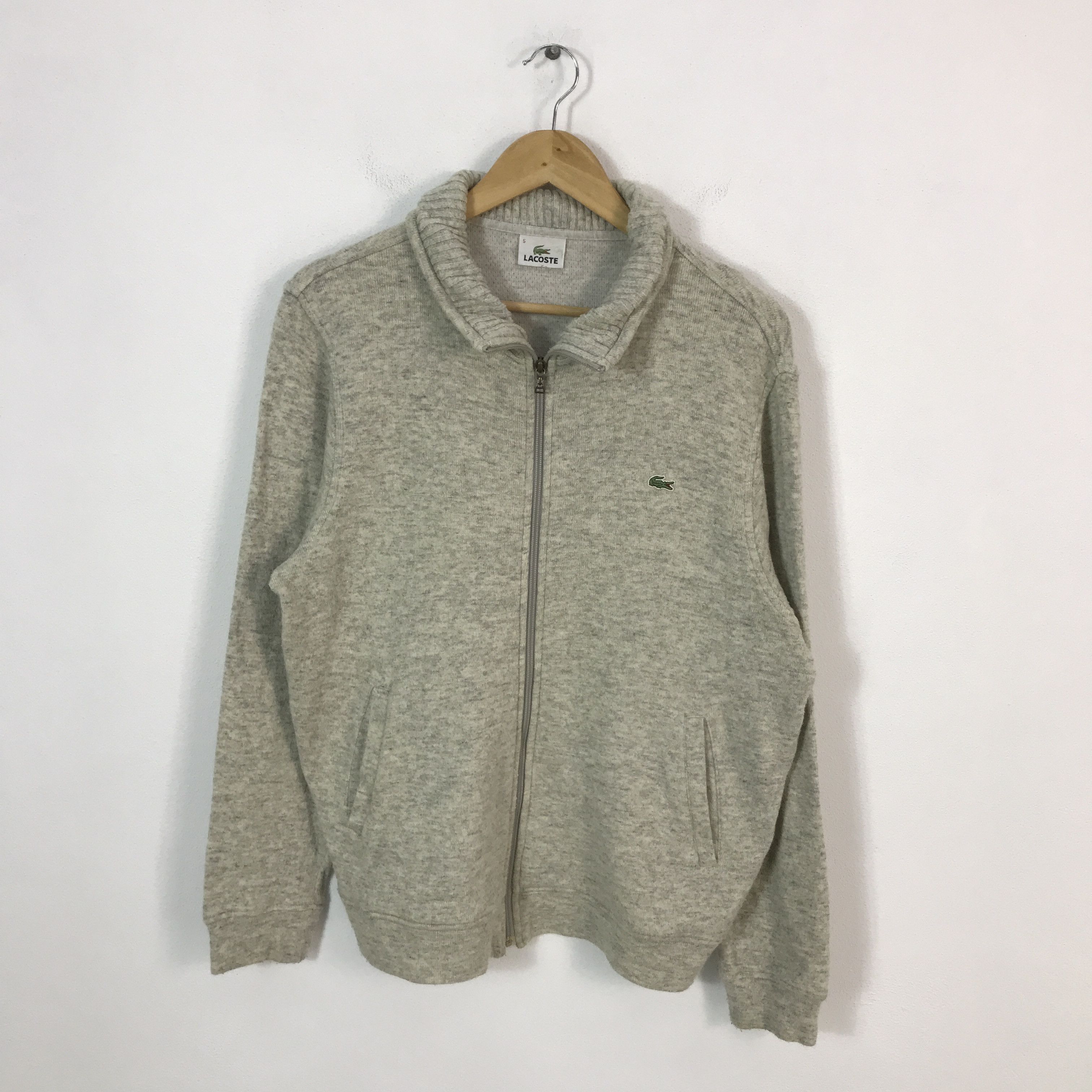 Lacoste Vintage Lacoste zipper Sweater jacket Size US L / EU 52-54 / 3 - 1 Thumbnail