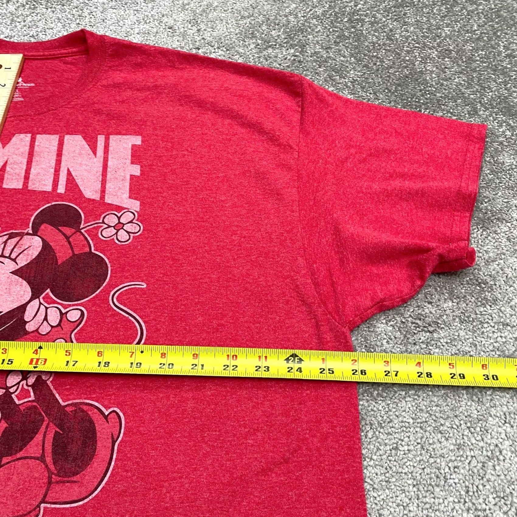 Disney Disney Mickey Mouse Graphic T-Shirt Mens 2XL Red Crew Neck Short Sleeve Tee Top Size US XXL / EU 58 / 5 - 7 Thumbnail