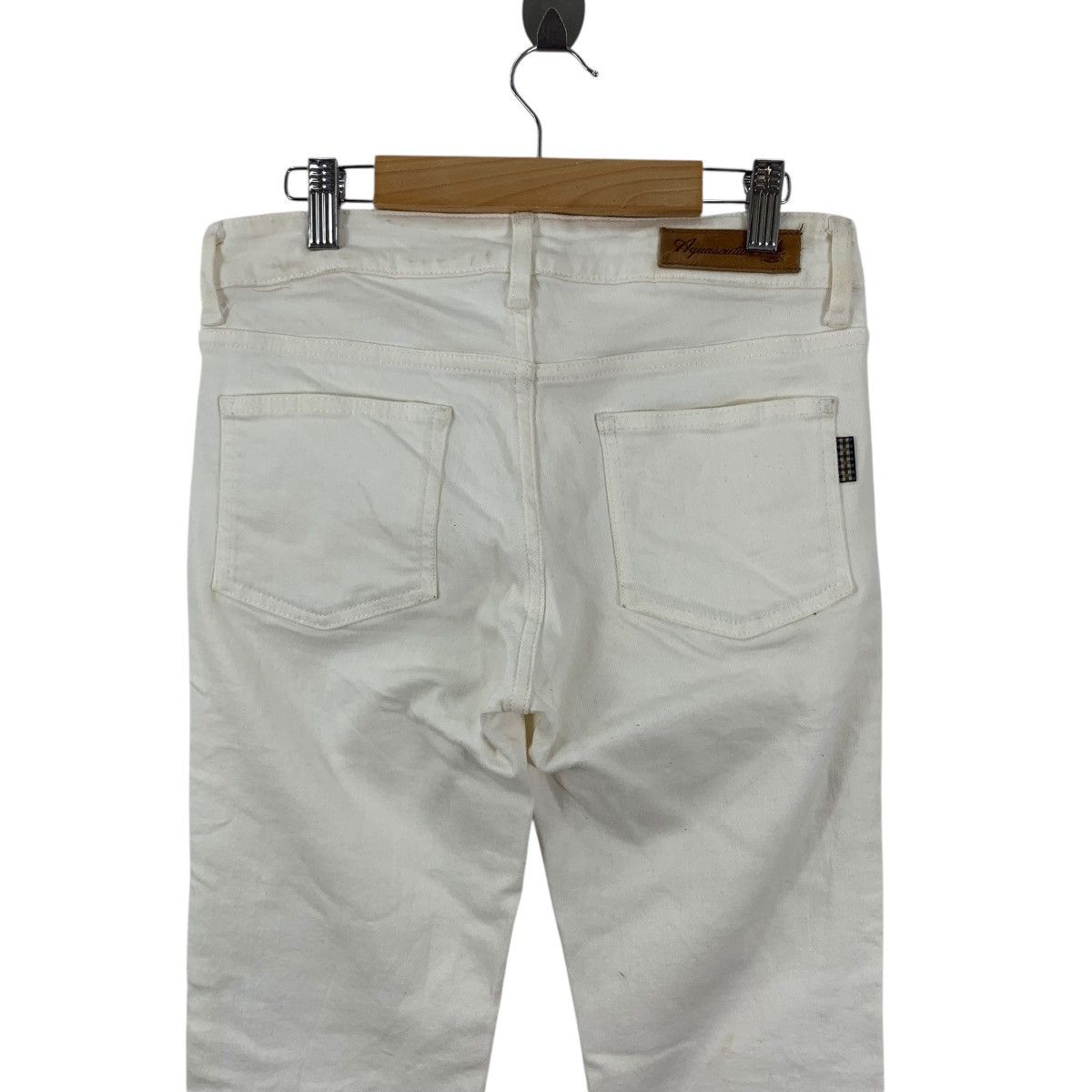 Aquascutum AQUASCUTUM Japanese Brand Slim Fit Denim Jeans Pants Size 28" / US 6 / IT 42 - 7 Thumbnail