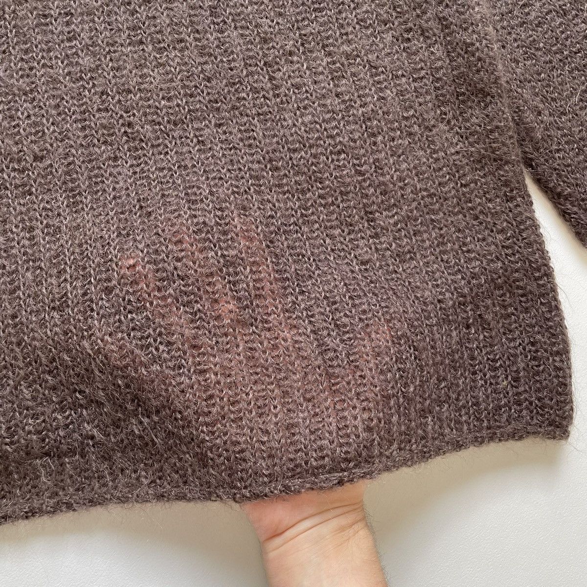 Dries Van Noten Early 2000s ‘Cobweb Weave’ Mohair Sweater Size US M / EU 48-50 / 2 - 7 Thumbnail