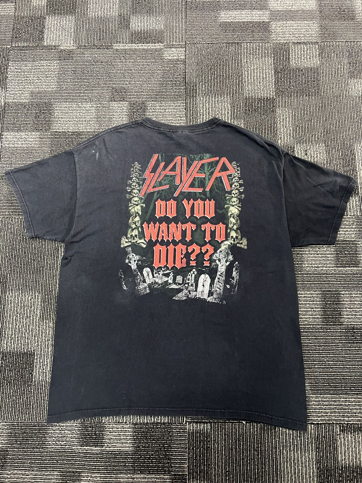 Band Tees (L) Vintage Slayer Do You Want To Die Band Tees Size US L / EU 52-54 / 3 - 2 Thumbnail