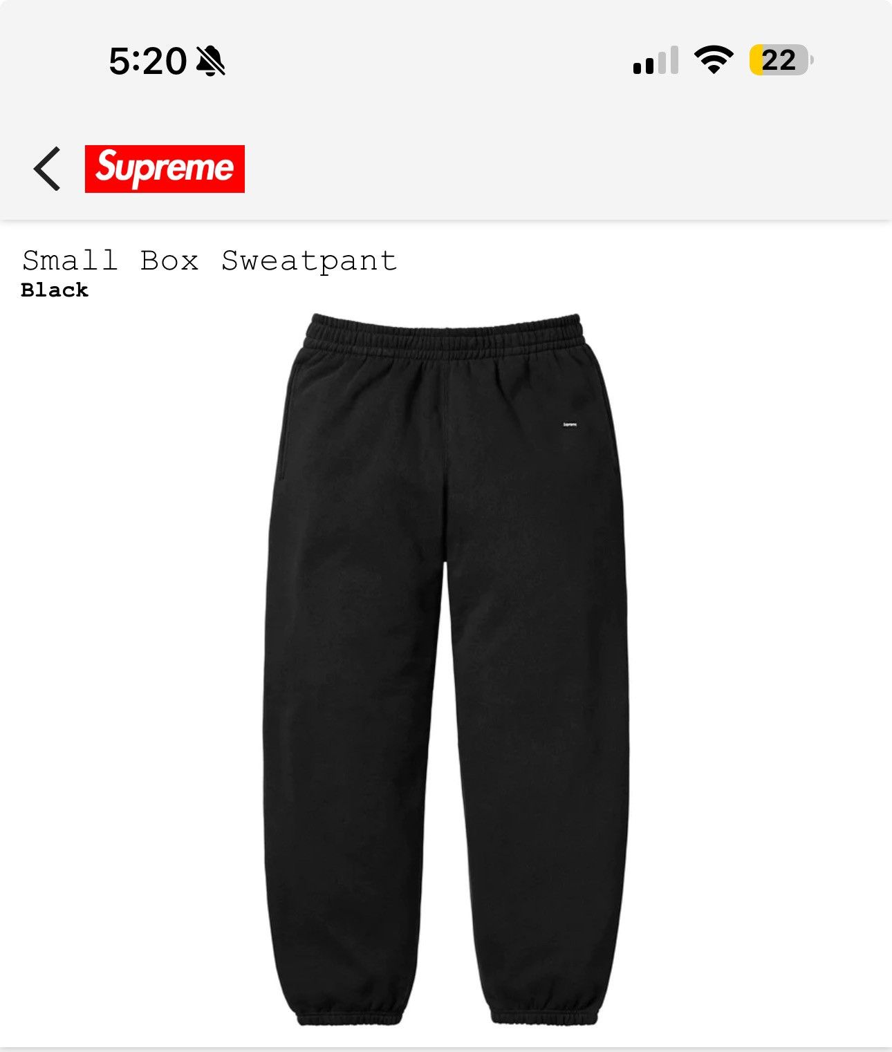 Supreme Supreme Small Box Logo Sweatpants | Grailed