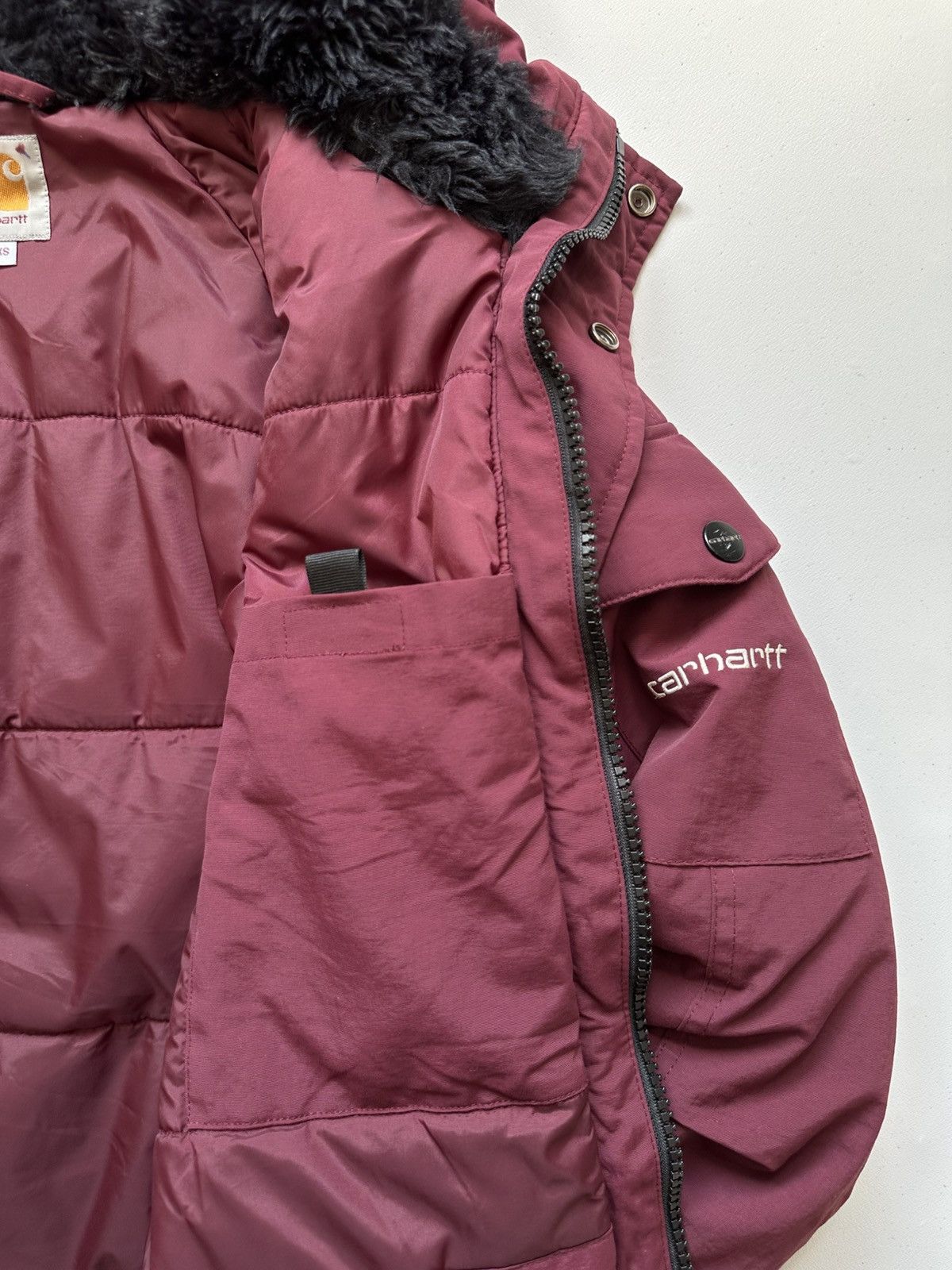 Carhartt Carhartt Parka Jacket Hooded Fur Trim Size XS / US 0-2 / IT 36-38 - 9 Thumbnail