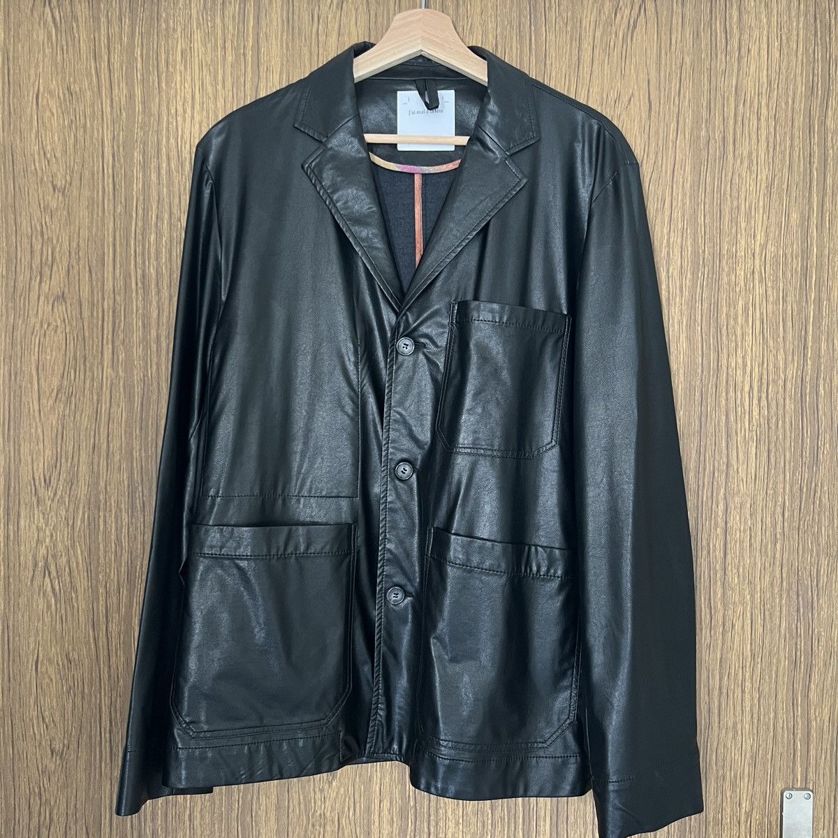 Other j’ai mal à la tête faux leather blazer Size US M / EU 48-50 / 2 - 1 Thumbnail