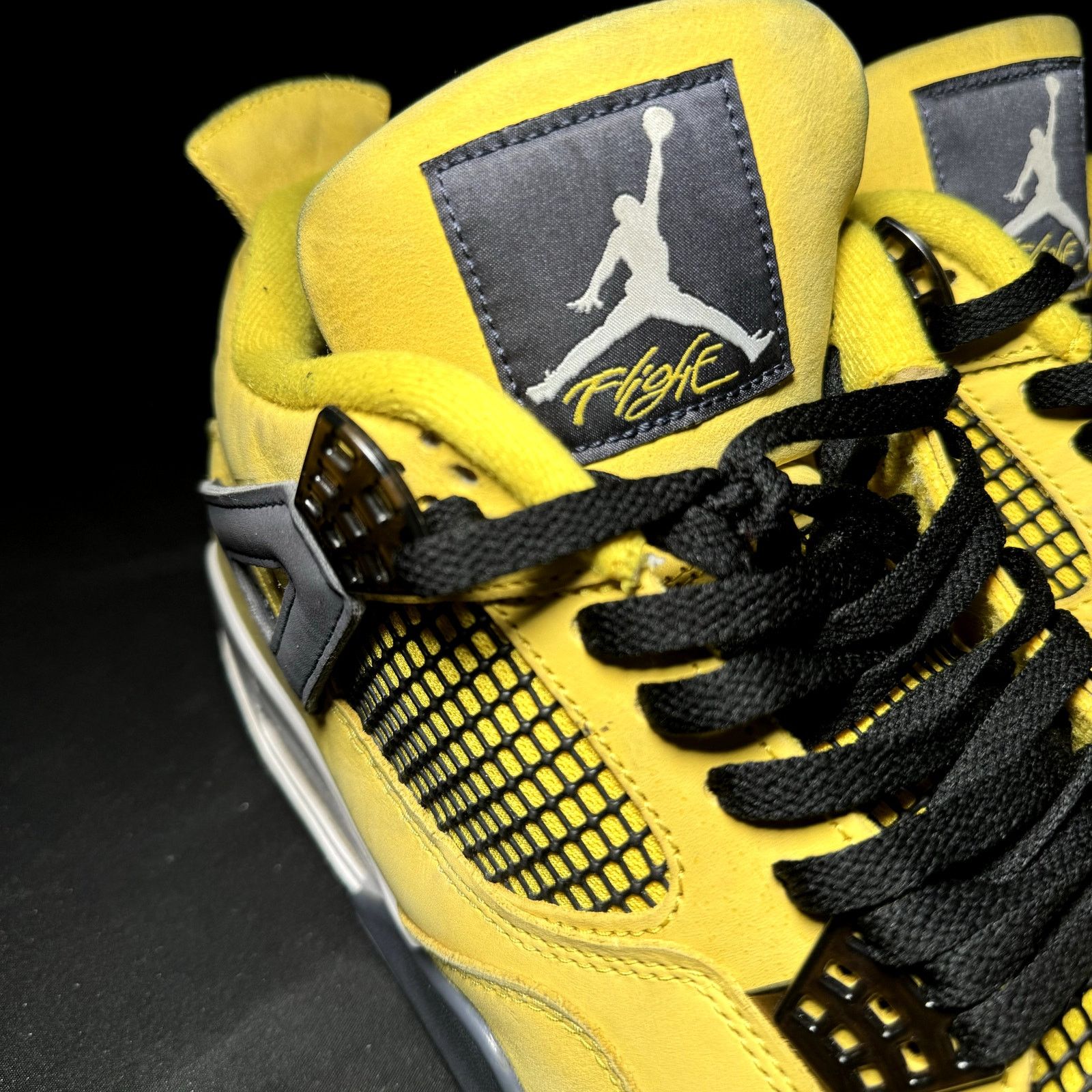 Jordan Brand Size 12 - Nike Air Jordan 4 Retro Lightning 2021 Men's Shoes Size US 12 / EU 45 - 6 Thumbnail