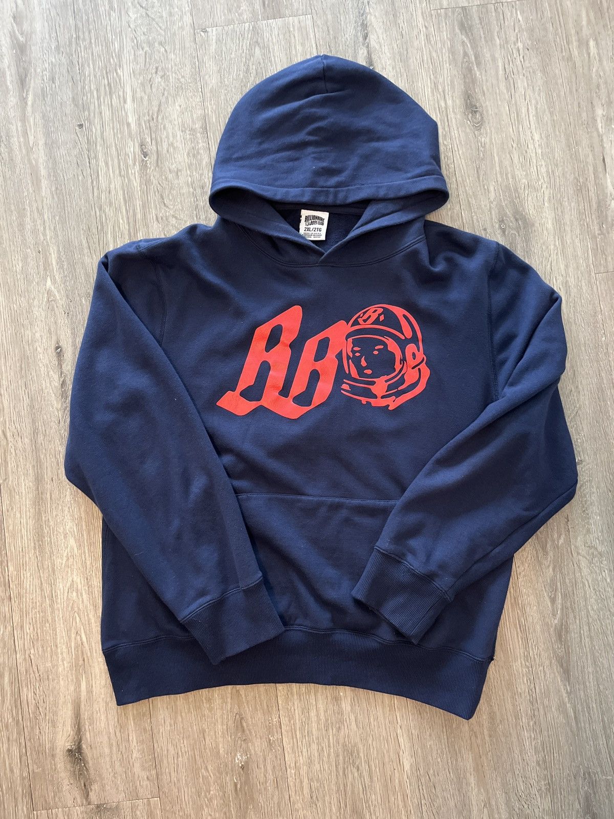 image of Billionaire Boys Club Hoodie in Navy, Men's (Size 2XL)