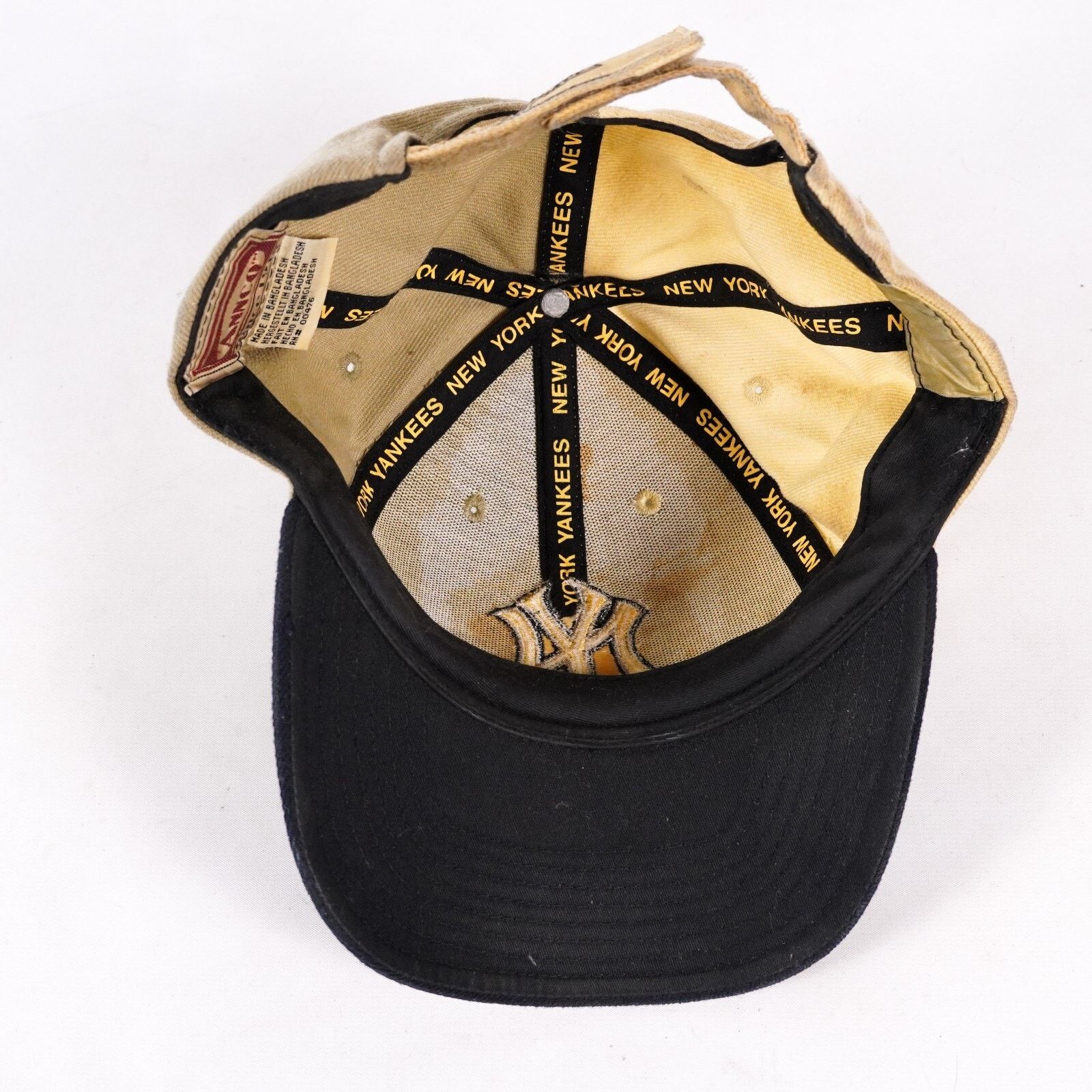 Other MLB New York Yankees Baseball Snapback Hat Cap Gold Tan Size ONE SIZE - 7 Thumbnail
