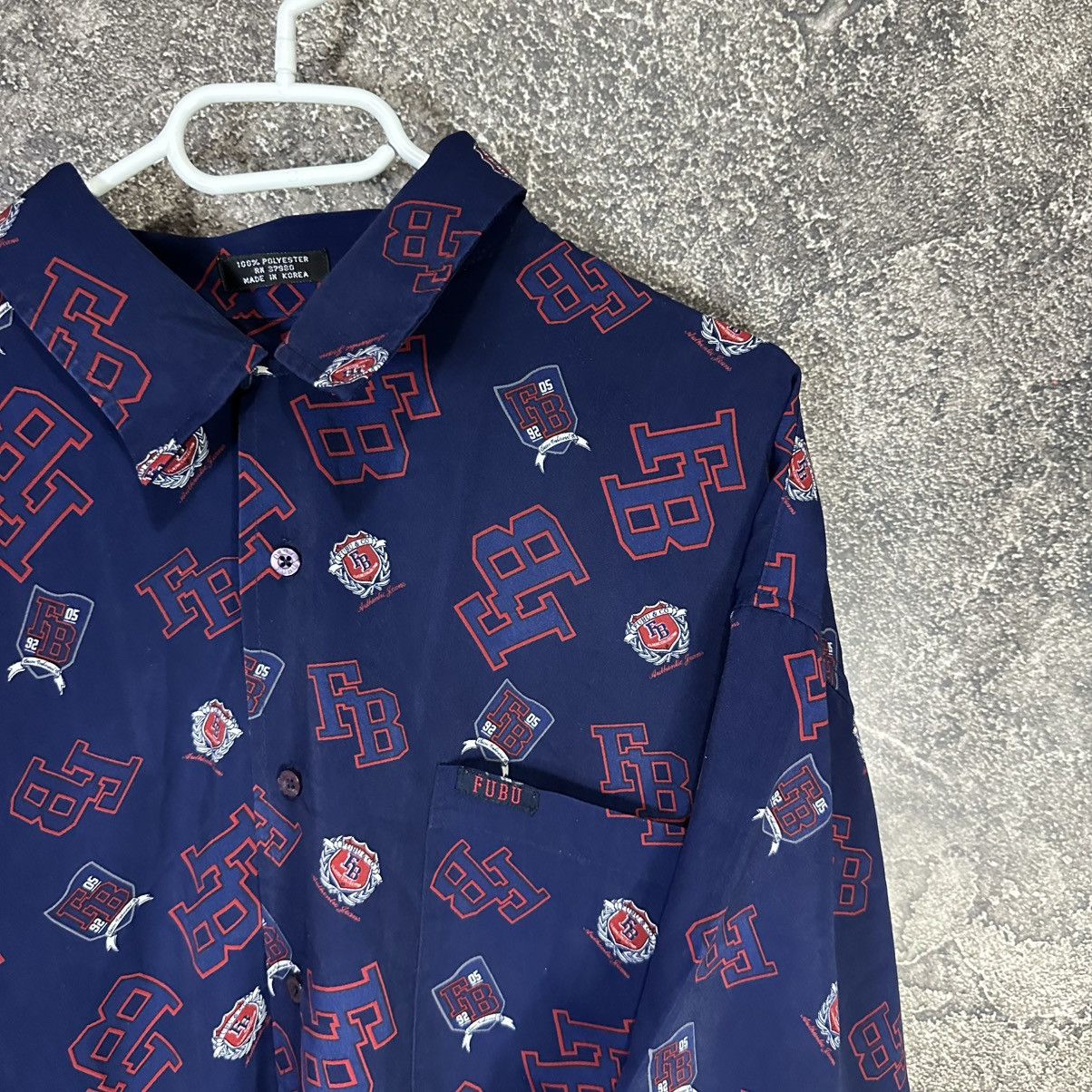 Fubu Vintage Rare Fubu Rap Monogram Shirt Size US XXL / EU 58 / 5 - 4 Thumbnail