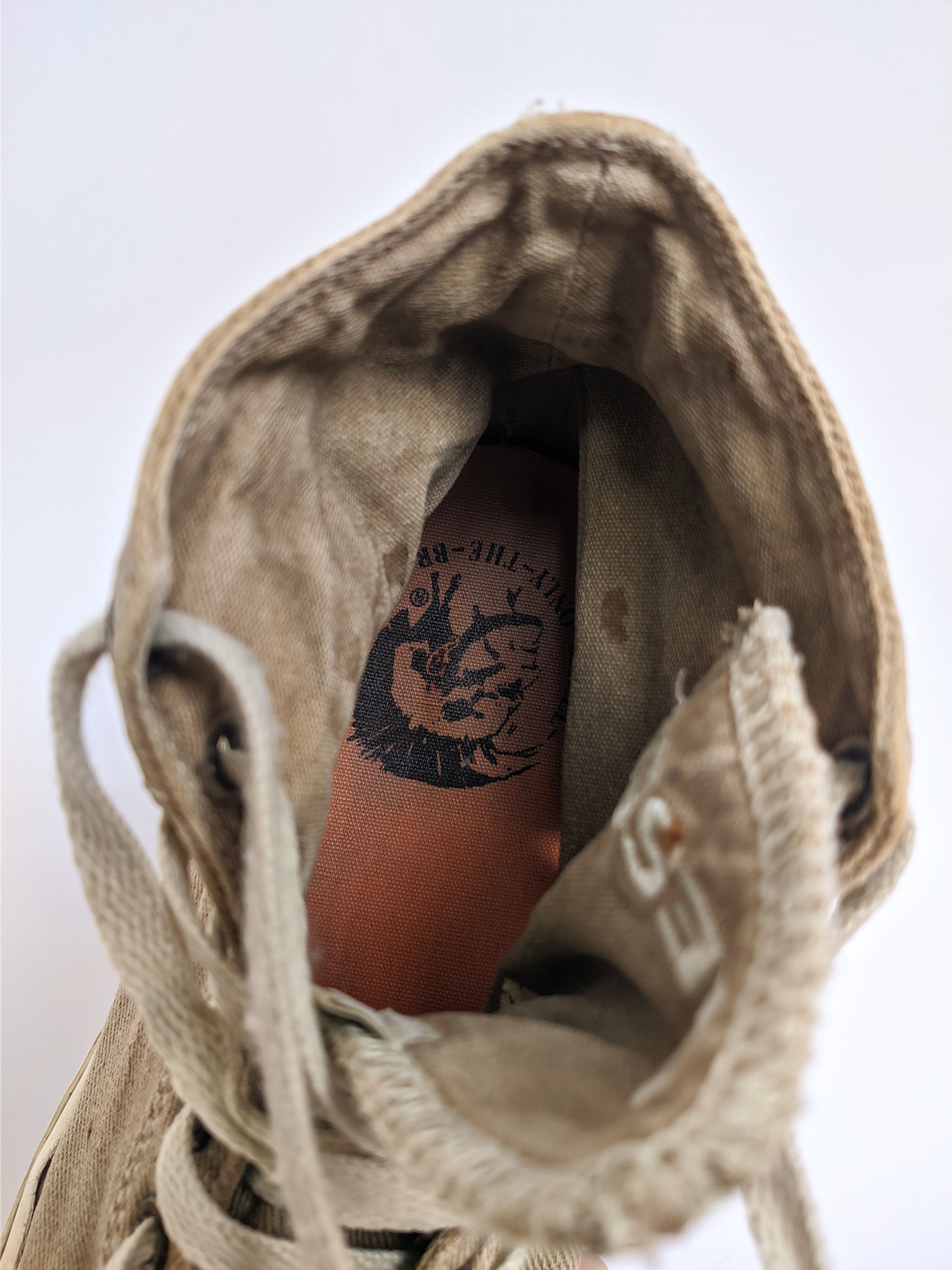 Diesel × Vintage Vintage diesel hi top sneakers avant garde cotton Size US 9 / IT 39 - 7 Thumbnail