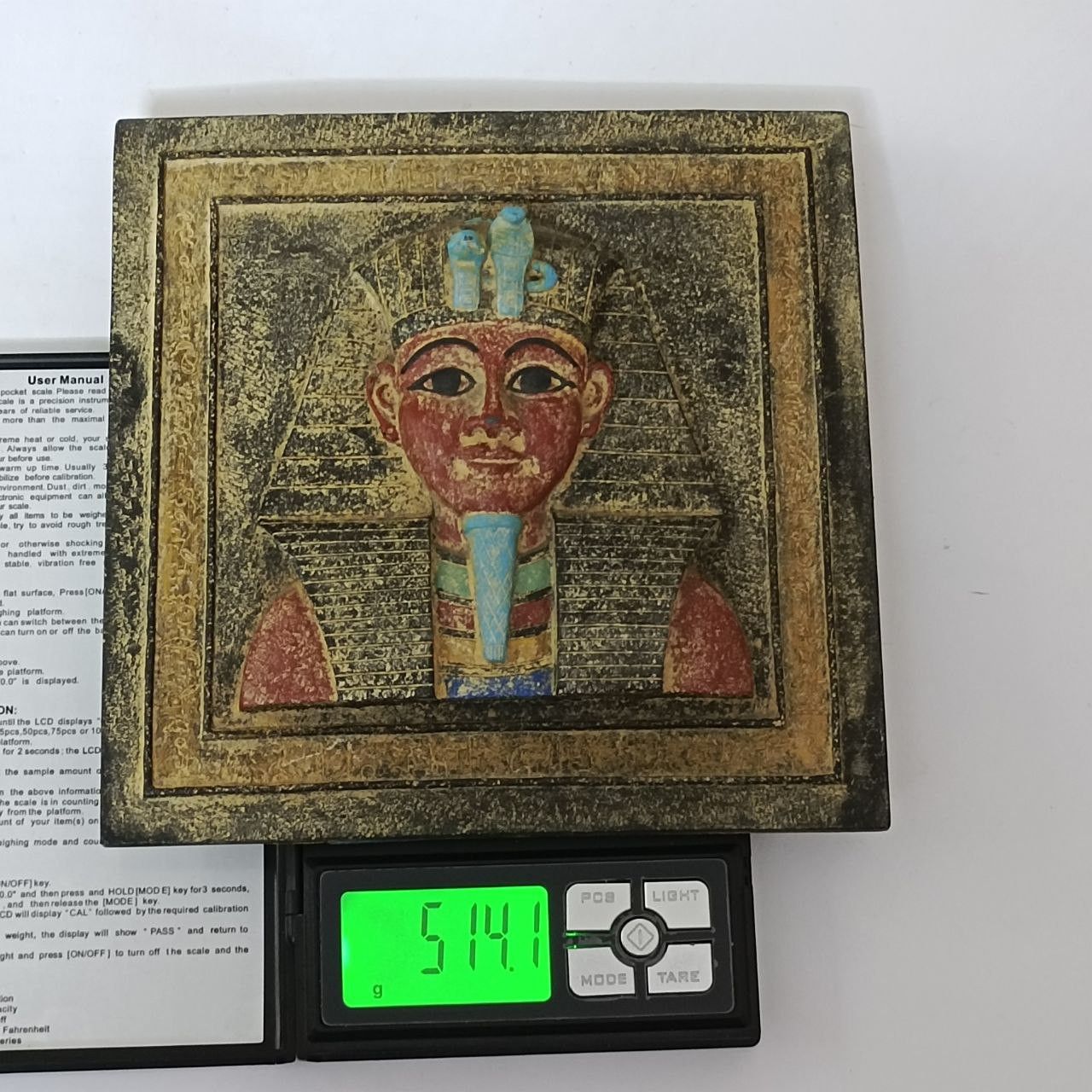 Handmade King Tutankhamun Handmade Ancient Egyptian Wall Decor Size ONE SIZE - 8 Thumbnail