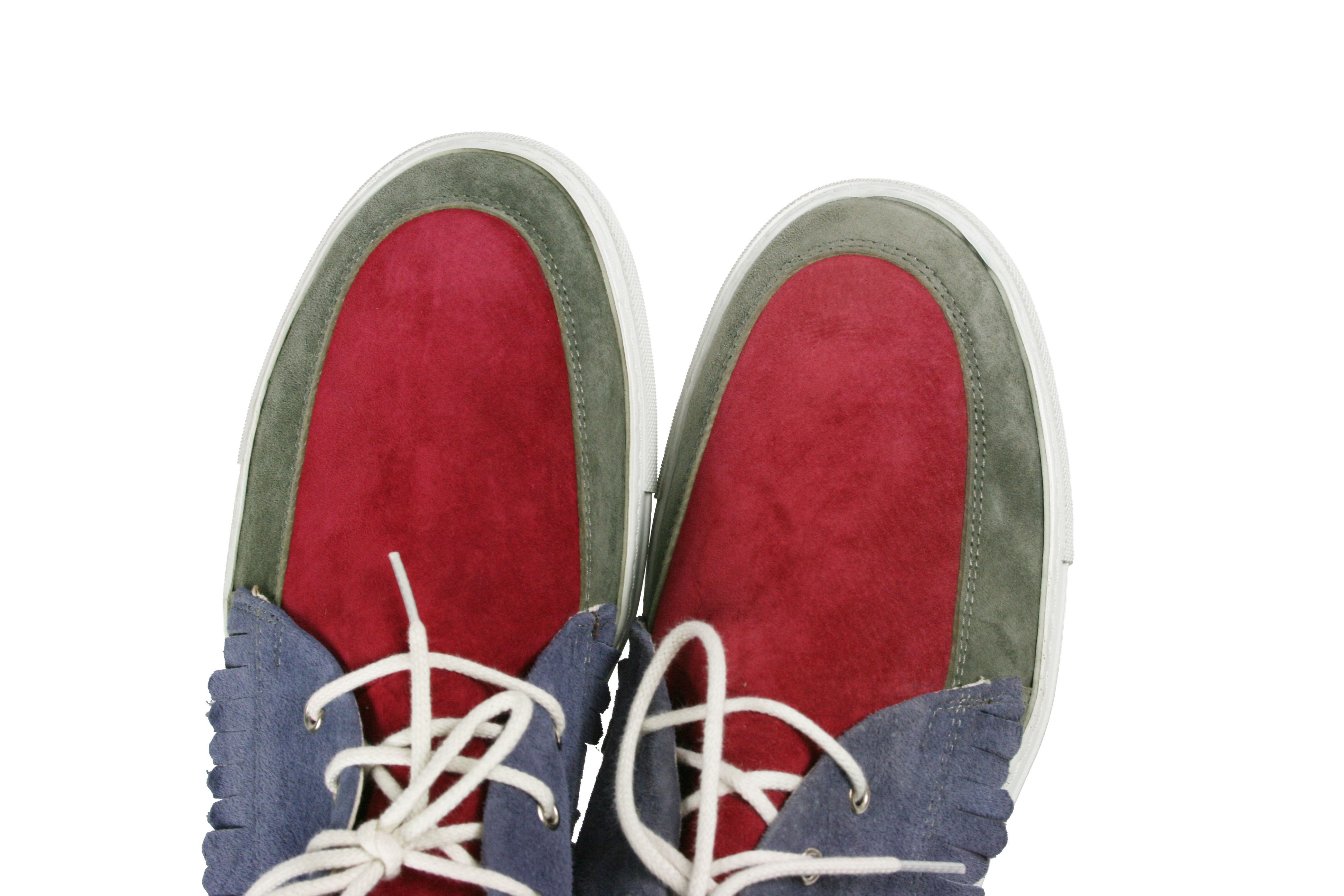 Comme des Garcons X The Generic Man 2013 Patchwork Mohawk Sneakers Size US 9.5 / EU 42-43 - 6 Thumbnail