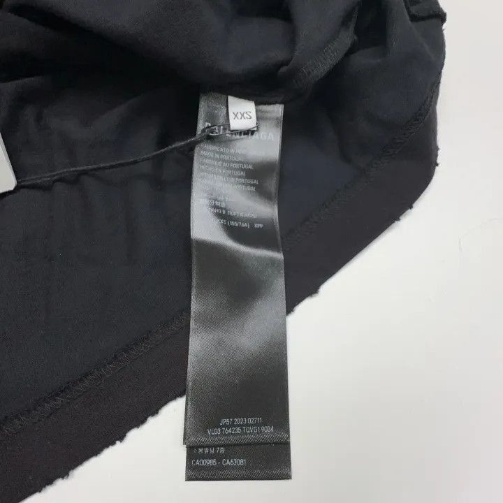 Balenciaga Balenciaga Logo Print Short Sleeve T-Shirt 0079-2507 Size US XXS / EU 40 - 2 Thumbnail