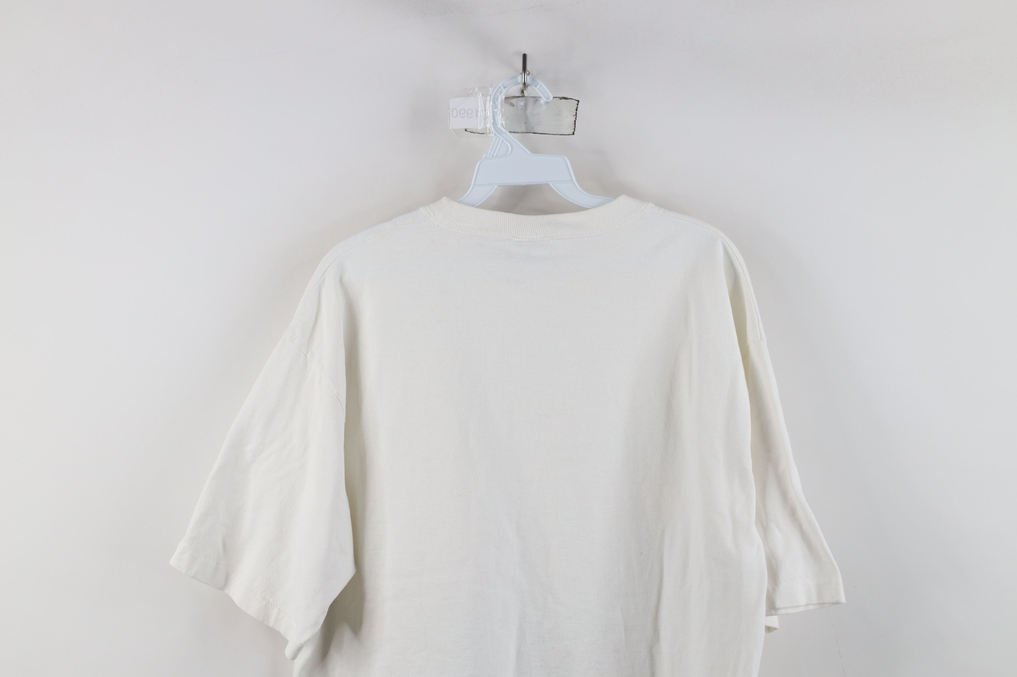 Columbia × Vintage Vintage 90s Columbia Heavyweight Cotton T-Shirt White USA Size US L / EU 52-54 / 3 - 13 Thumbnail