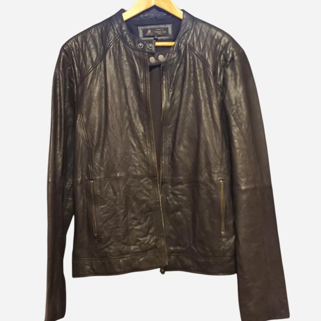 Other Label Lab London Leather Jacket Size US L / EU 52-54 / 3 - 1 Thumbnail
