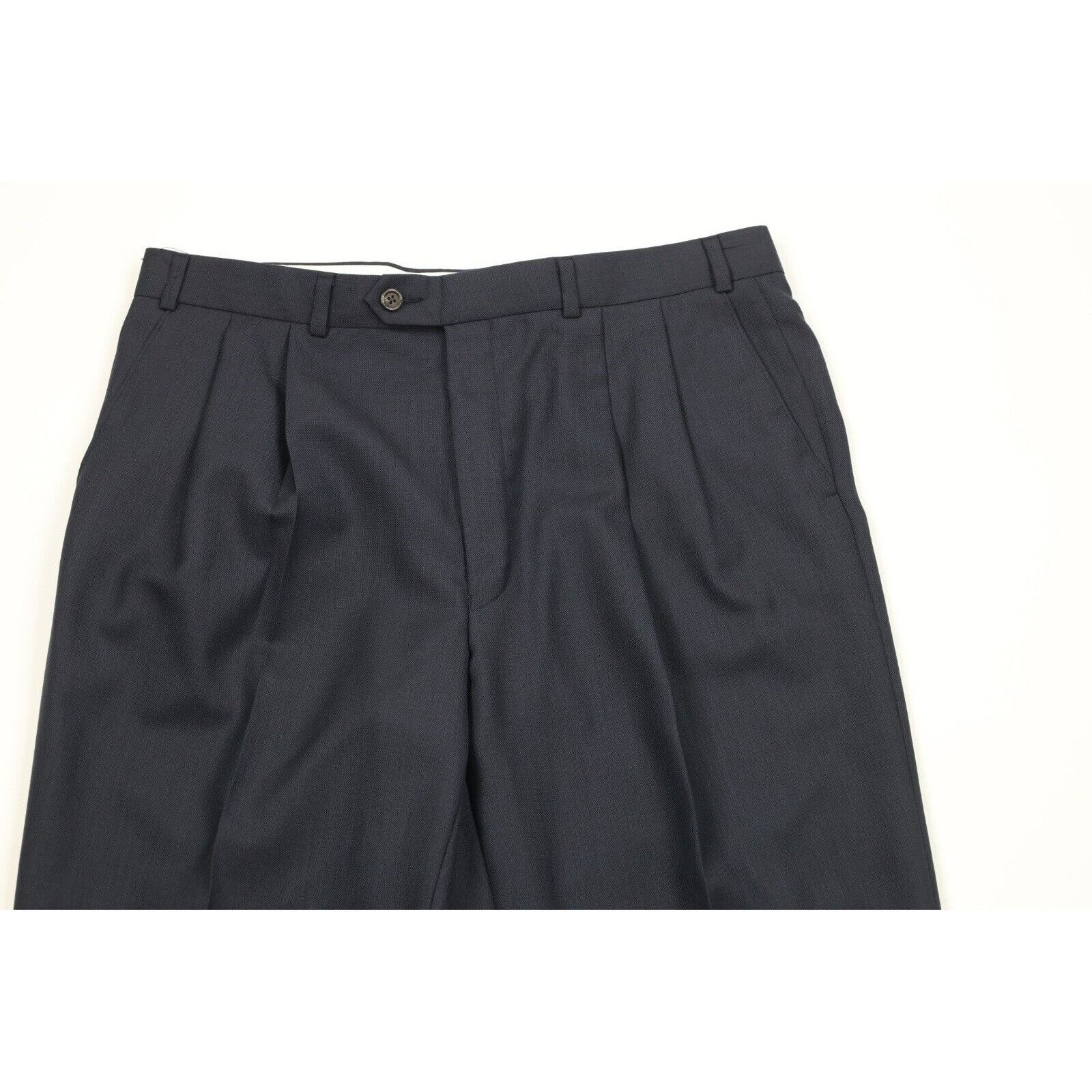 Ralph Lauren Ralph Lauren 2 Piece Wool Suit Wedding Navy Blue Size 40R - 10 Thumbnail