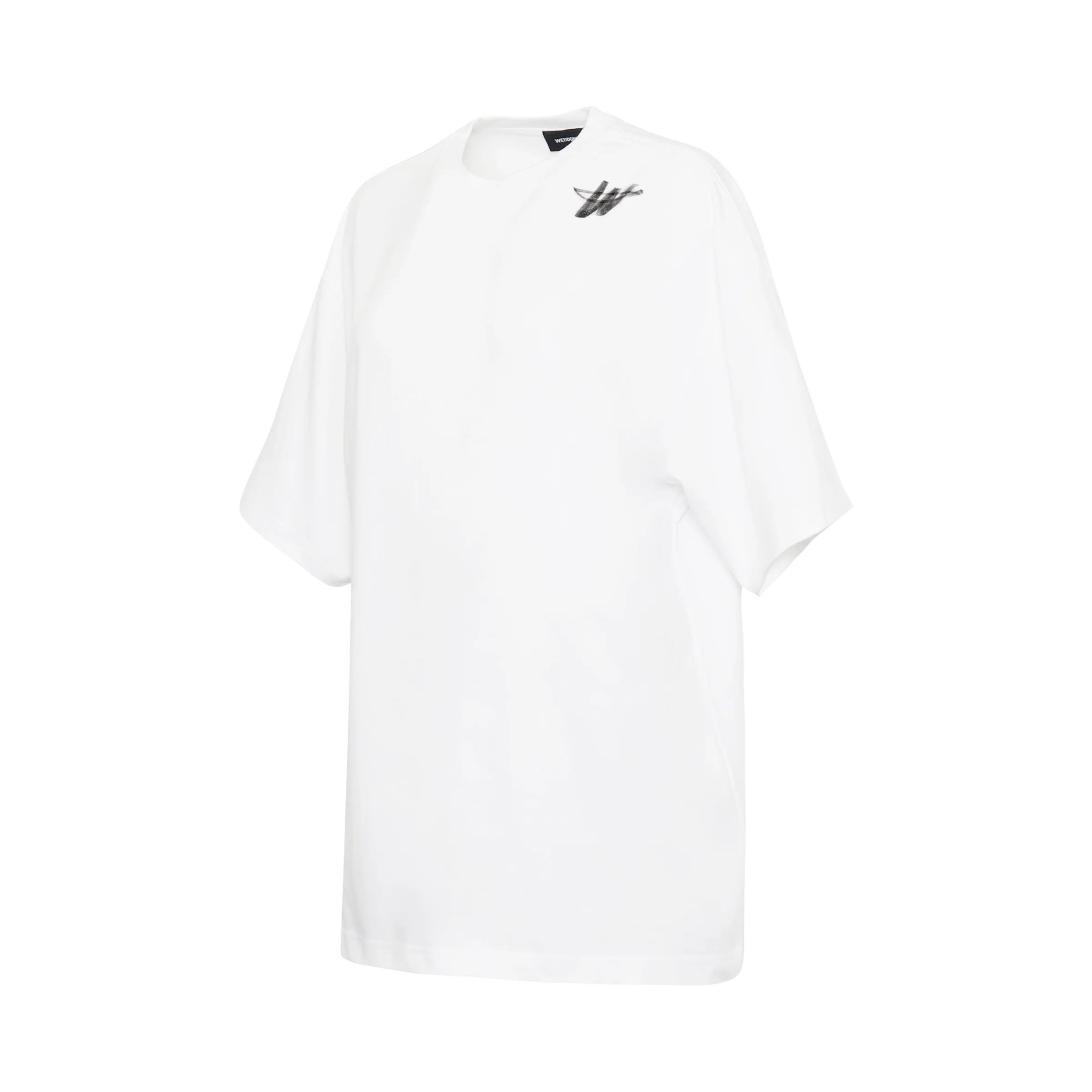 WE11DONE o1mris0824 T-Shirt in White Size US M / EU 48-50 / 2 - 3 Thumbnail