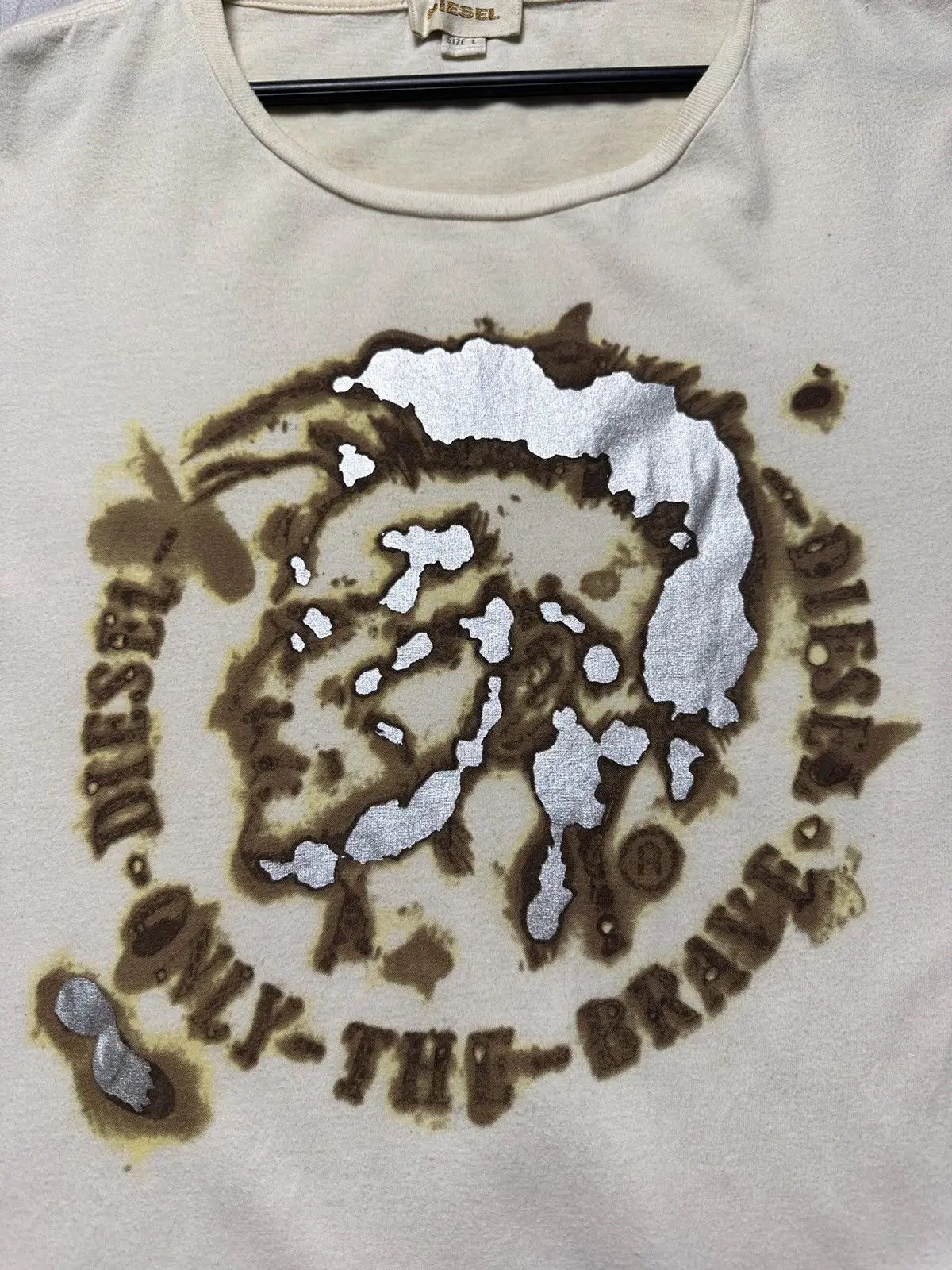 Diesel Vintage Diesel tee big logo rare white/yellow size M/L Size US L / EU 52-54 / 3 - 4 Thumbnail