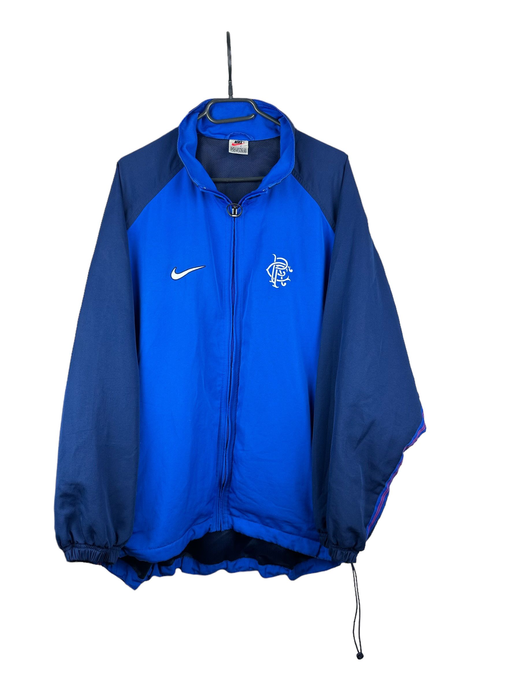 Nike × Vintage Vintage Nike Glasgow Rangers 90's Jacket Football Soccer Size US M / EU 48-50 / 2 - 1 Thumbnail