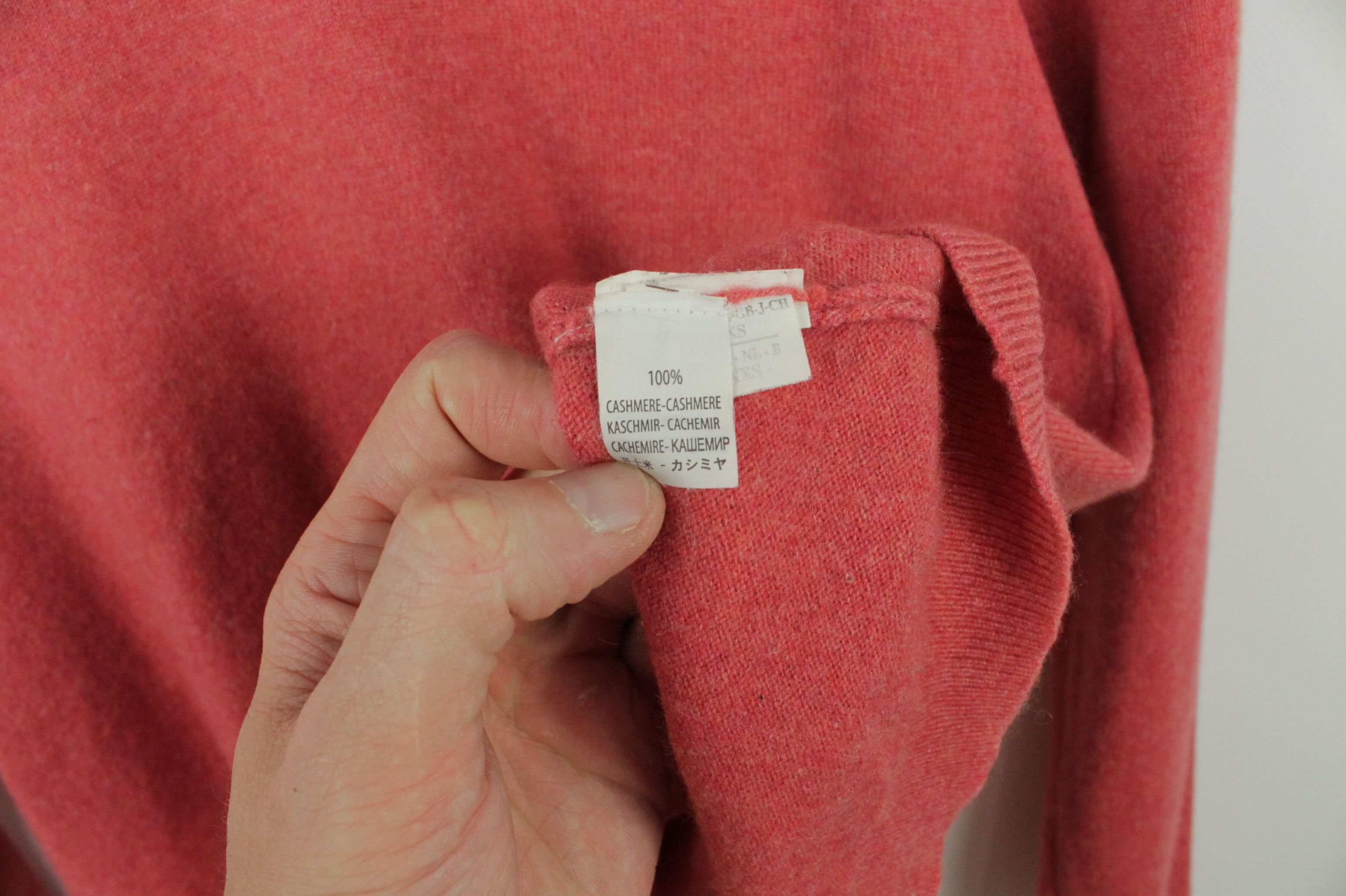 Brunello Cucinelli Brunello Cucinelli Red Cashmere Sweater Pullover Women's Size XS / US 0-2 / IT 36-38 - 9 Thumbnail