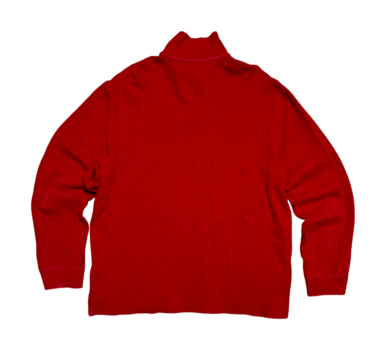Polo Ralph Lauren Polo by Ralph Lauren Red Quarter Zip Logo Sweater Size US XL / EU 56 / 4 - 5 Thumbnail