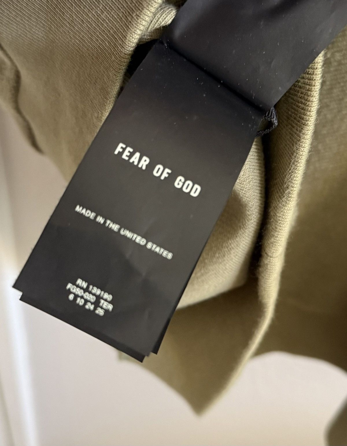 Fear of God Fear Of God inside out green t shirt Size US XL / EU 56 / 4 - 6 Thumbnail