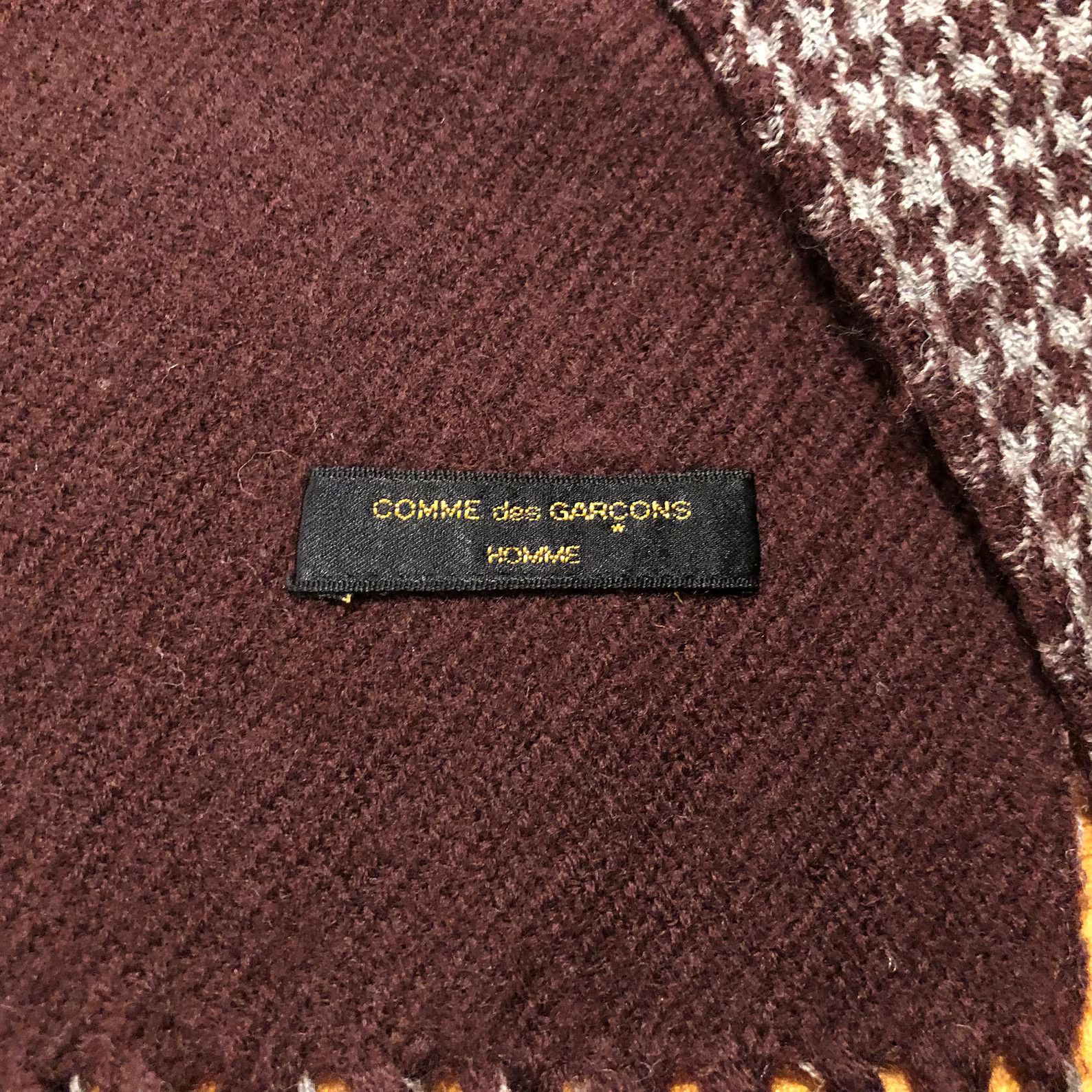 Comme des Garcons Homme Plus Vintage Herrignbone Mens Scarf Winter Size ONE SIZE - 2 Thumbnail