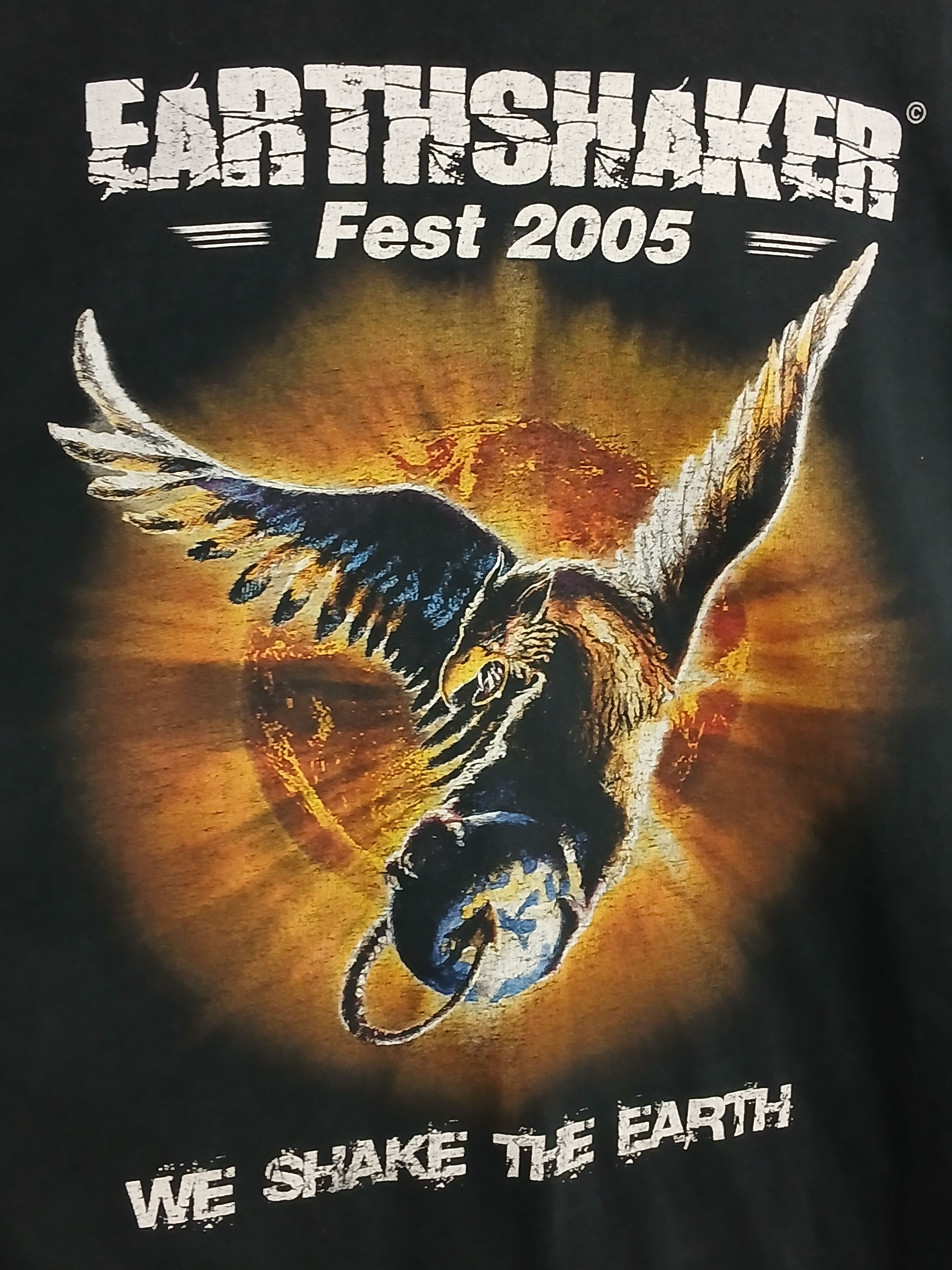 Band Tees × Vintage Vintage 2005 Earthshaker Rock Festival T-Shirt Size US XXL / EU 58 / 5 - 4 Thumbnail