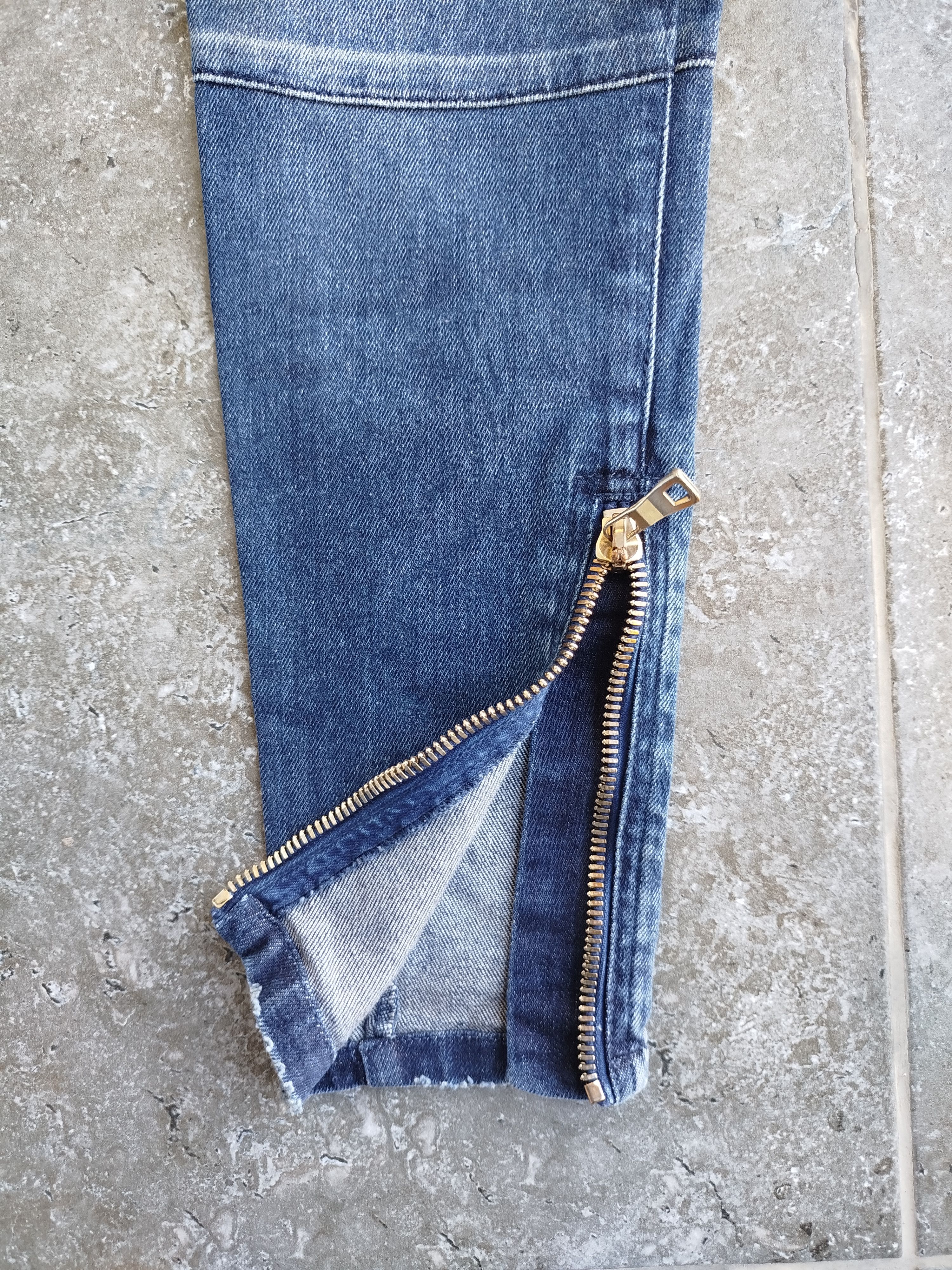 Balmain Balmain Jeans Distressed Biker Skinny Size 38 Size 27" / US 4 / IT 40 - 7 Thumbnail
