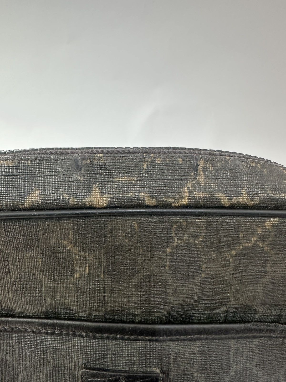 Gucci GUCCI GG Supreme Monogram Messenger Bag Black Grey Size ONE SIZE - 12 Thumbnail