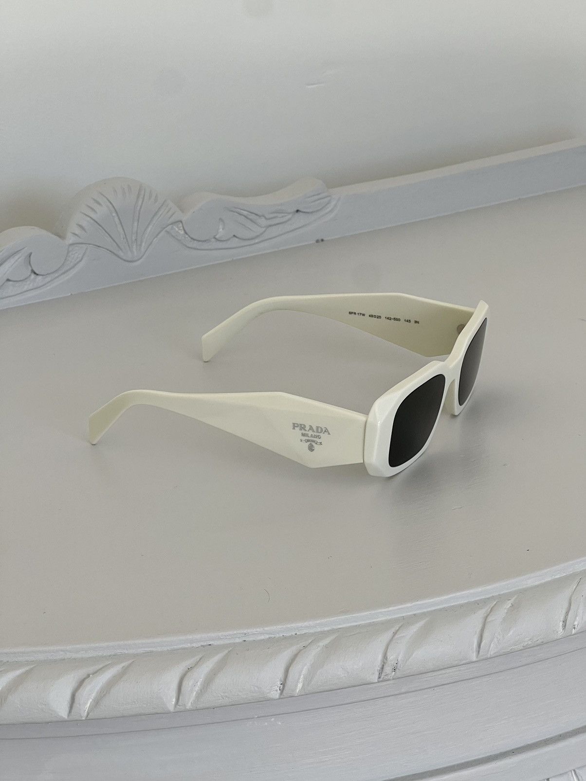 Prada Prada Logo Sunglasses SPR 17W Size ONE SIZE - 9 Thumbnail