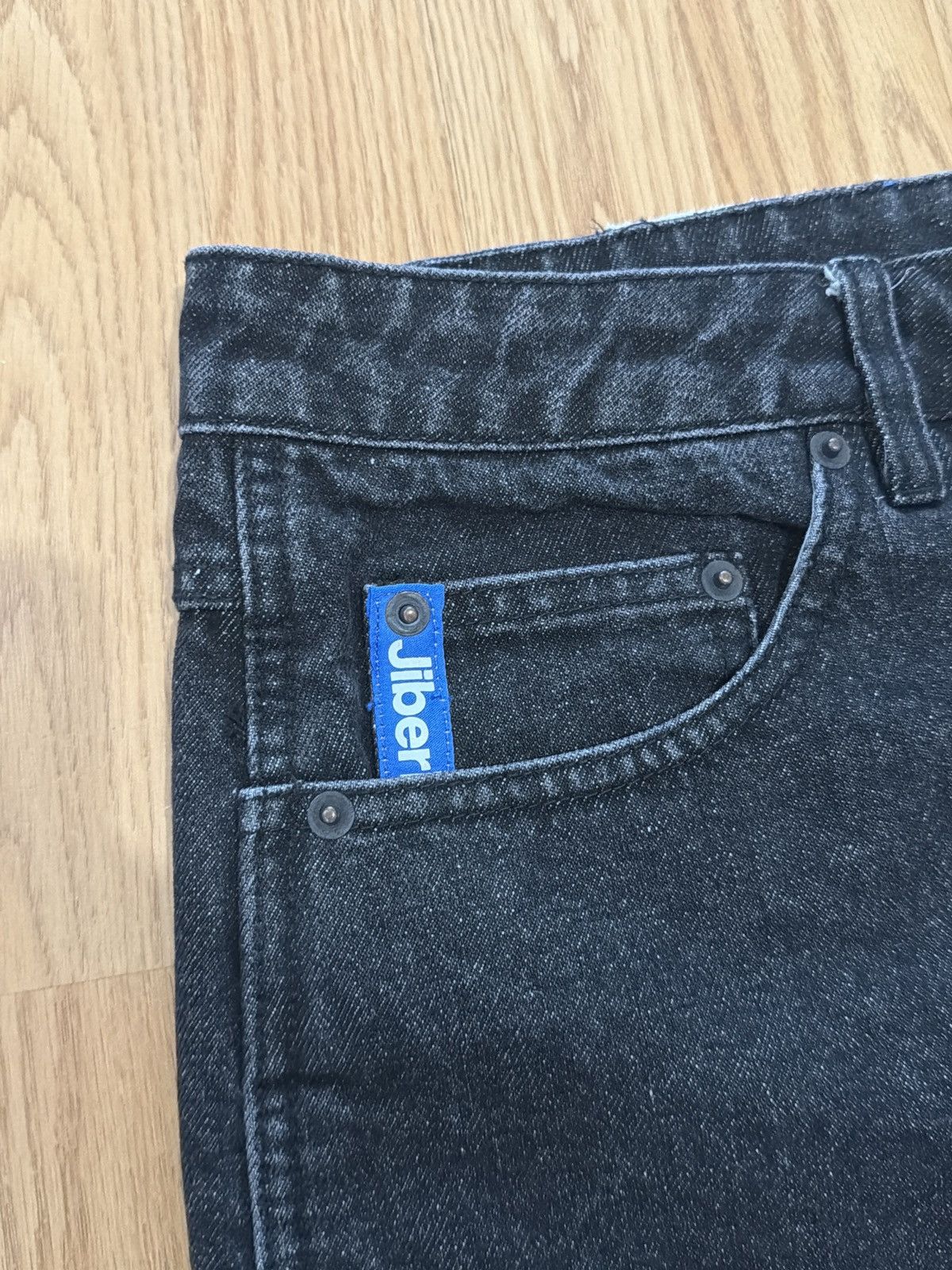 Jiberish Jiberish Relaxed Fit Denim Jeans Black Size US 36 / EU 52 - 5 Thumbnail