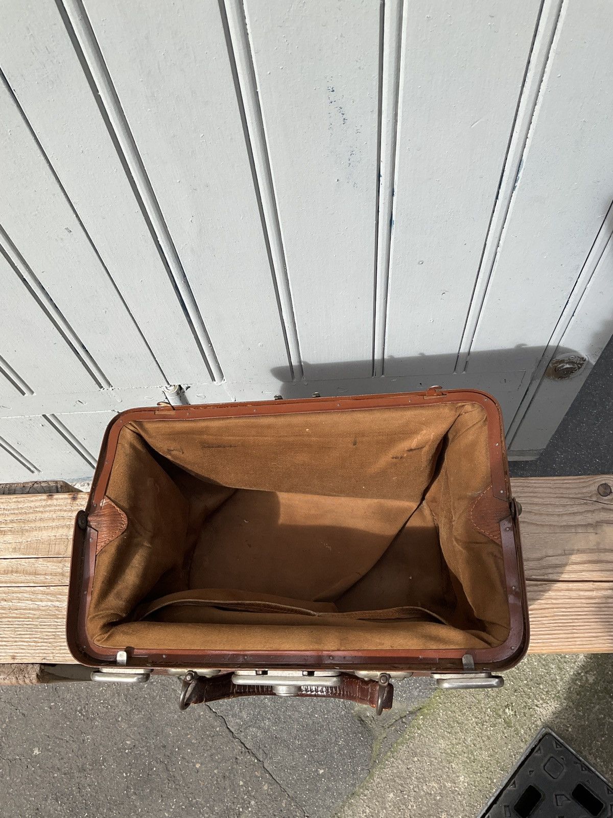 Vintage Vintage leather suitcase Size 44 - 7 Thumbnail